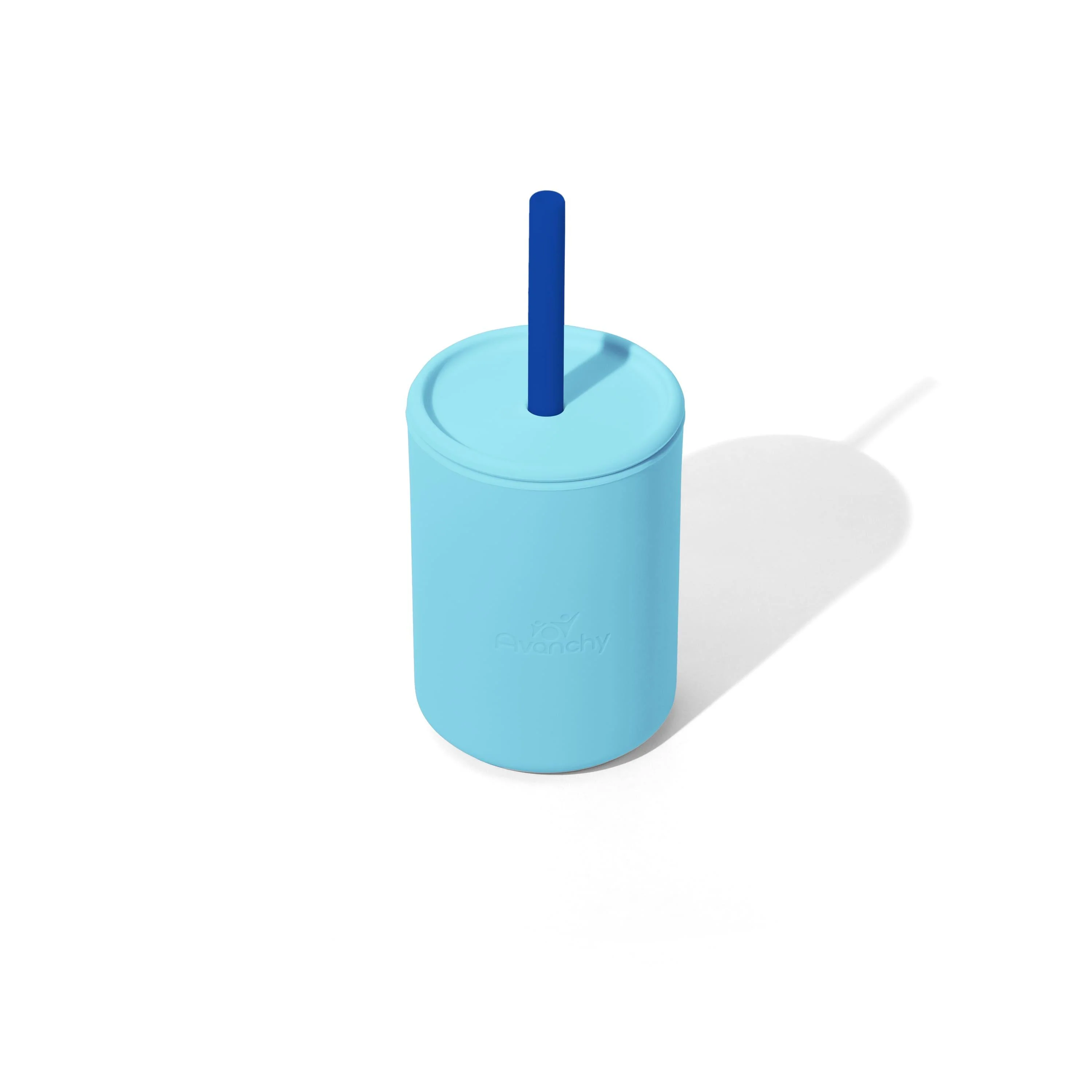 5oz Silicone Sippy Cup - Spill Proof Straw Transition Cup (9 color options) - Image 11