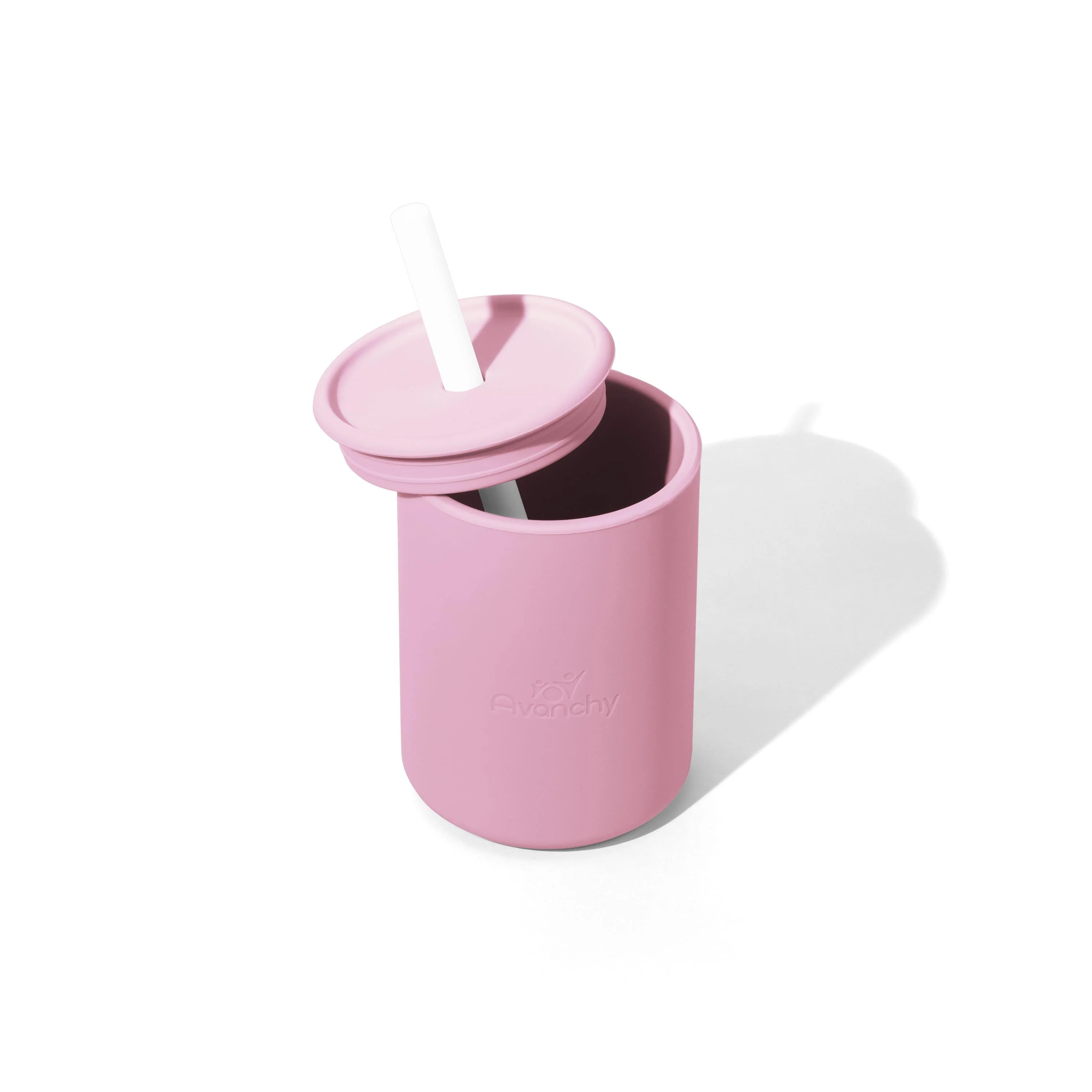 8oz Silicone Sippy Cup - Spill Proof Straw Transition Cup (9 color options) - Image 13