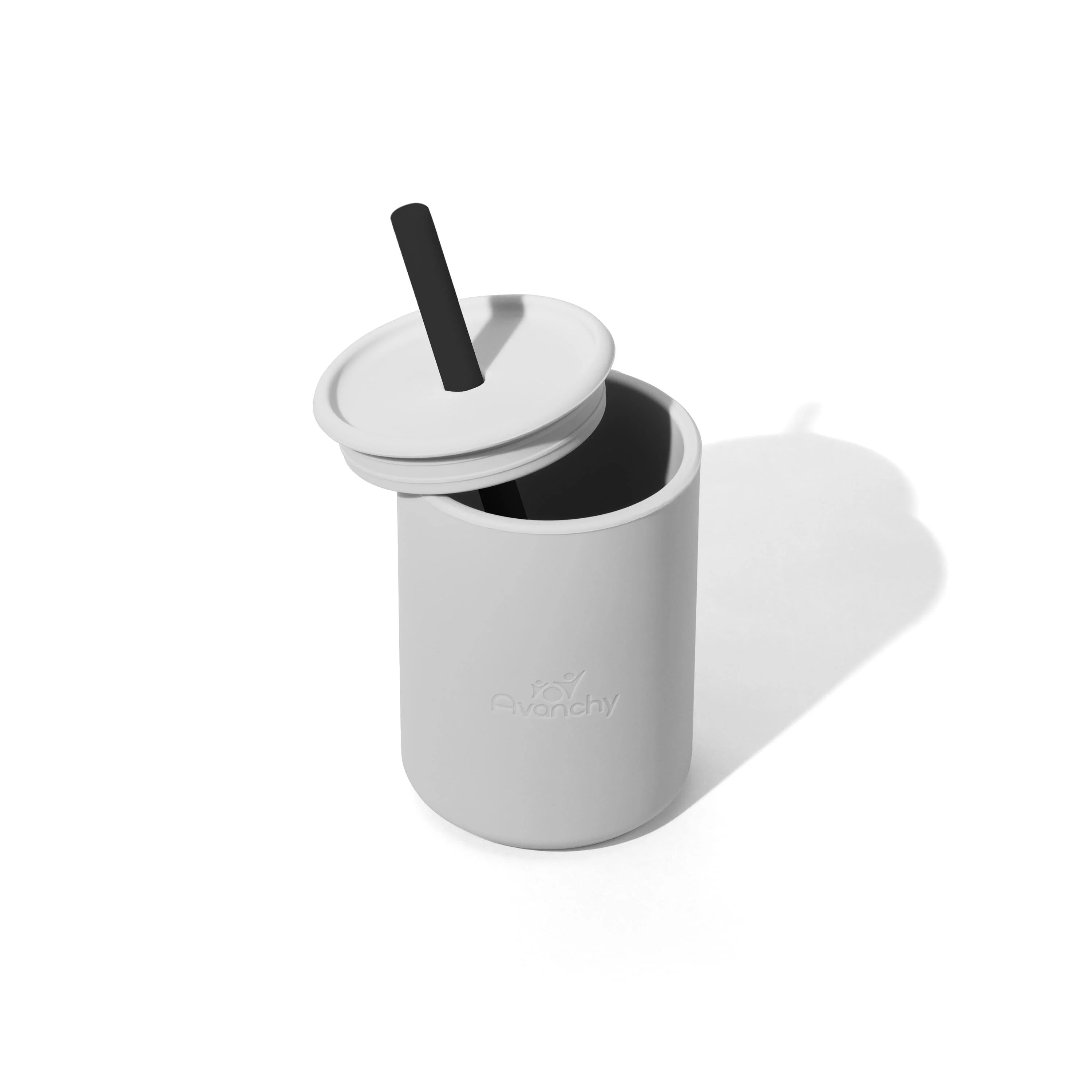 8oz Silicone Sippy Cup - Spill Proof Straw Transition Cup (9 color options) - Image 14