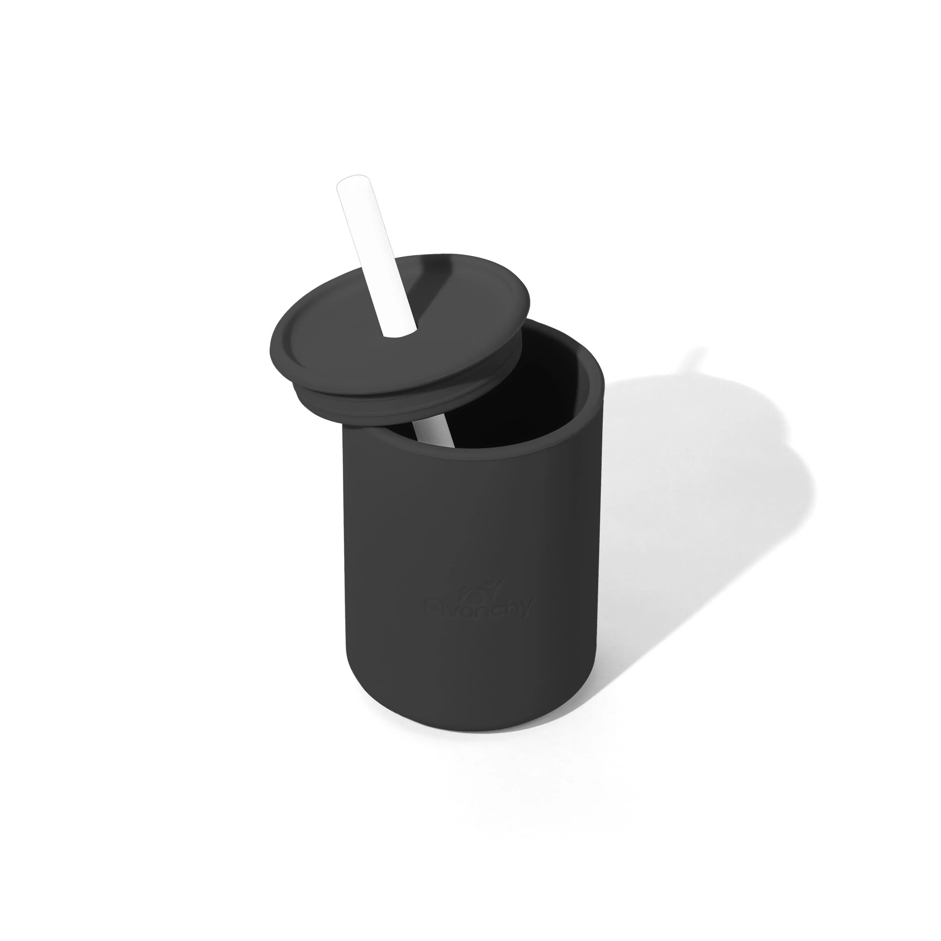 8oz Silicone Sippy Cup - Spill Proof Straw Transition Cup (9 color options) - Image 15