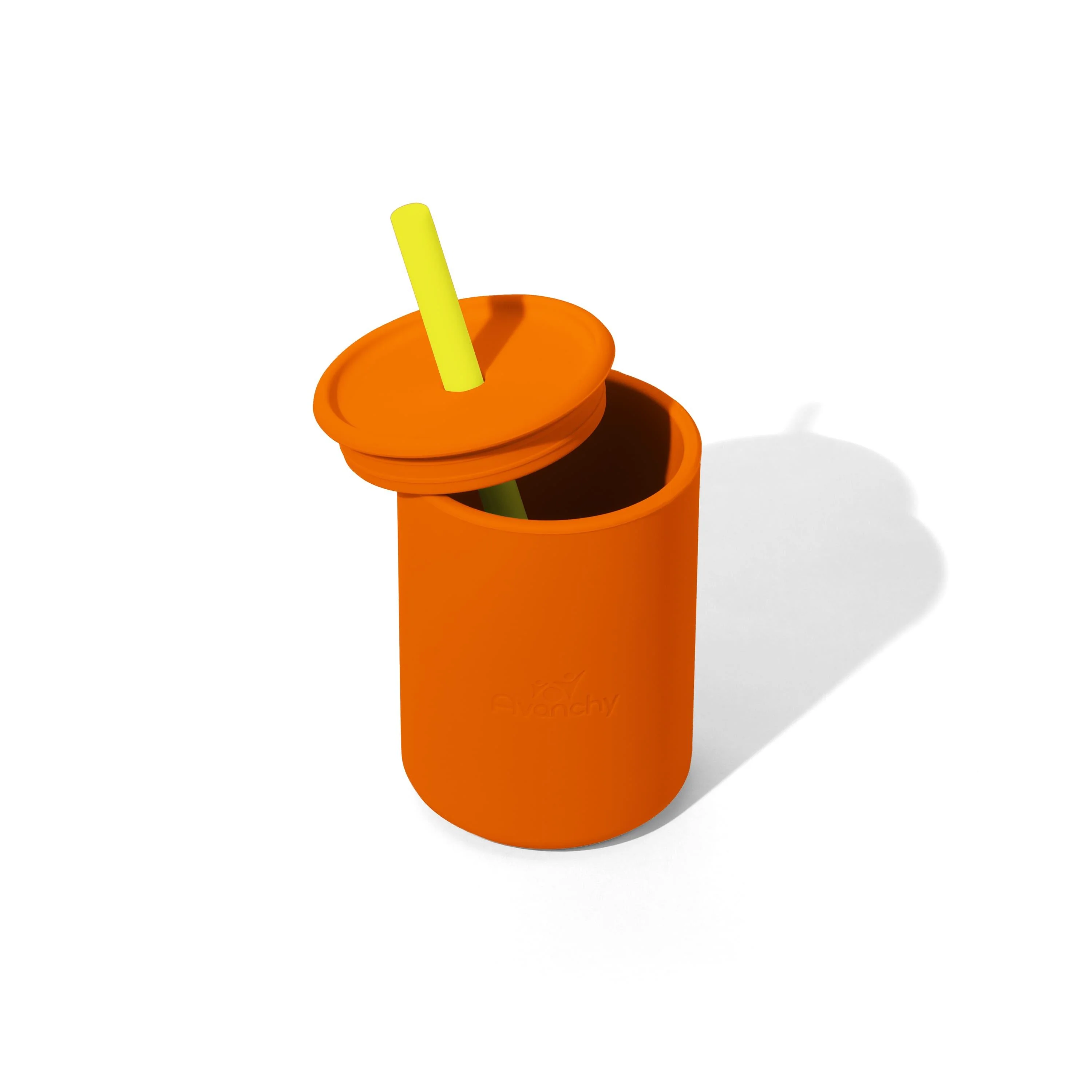 8oz Silicone Sippy Cup - Spill Proof Straw Transition Cup (9 color options) - Image 18