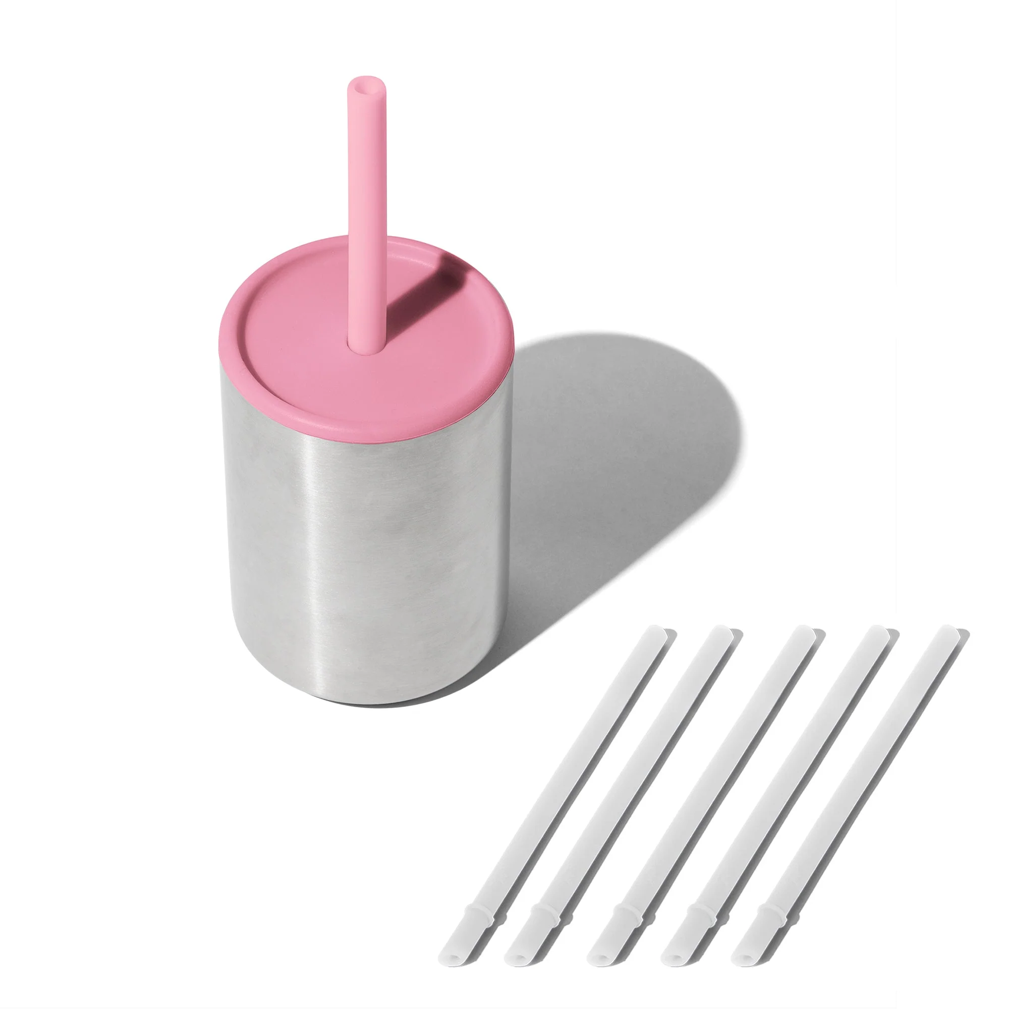 8oz Stainless Steel Sippy Cup - Spill Proof Straw Transition Cup (9 color options) - Image 13