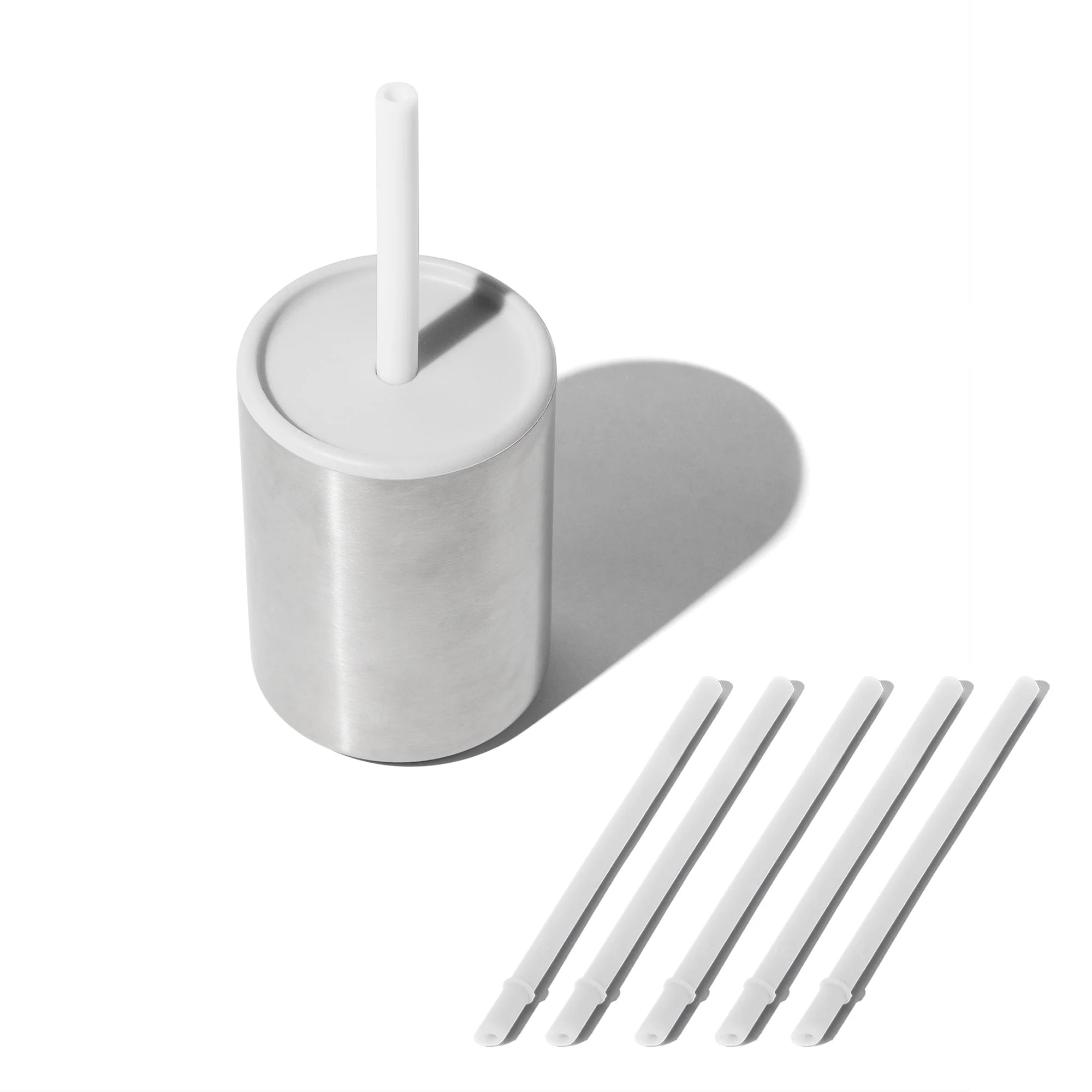 8oz Stainless Steel Sippy Cup - Spill Proof Straw Transition Cup (9 color options) - Image 14