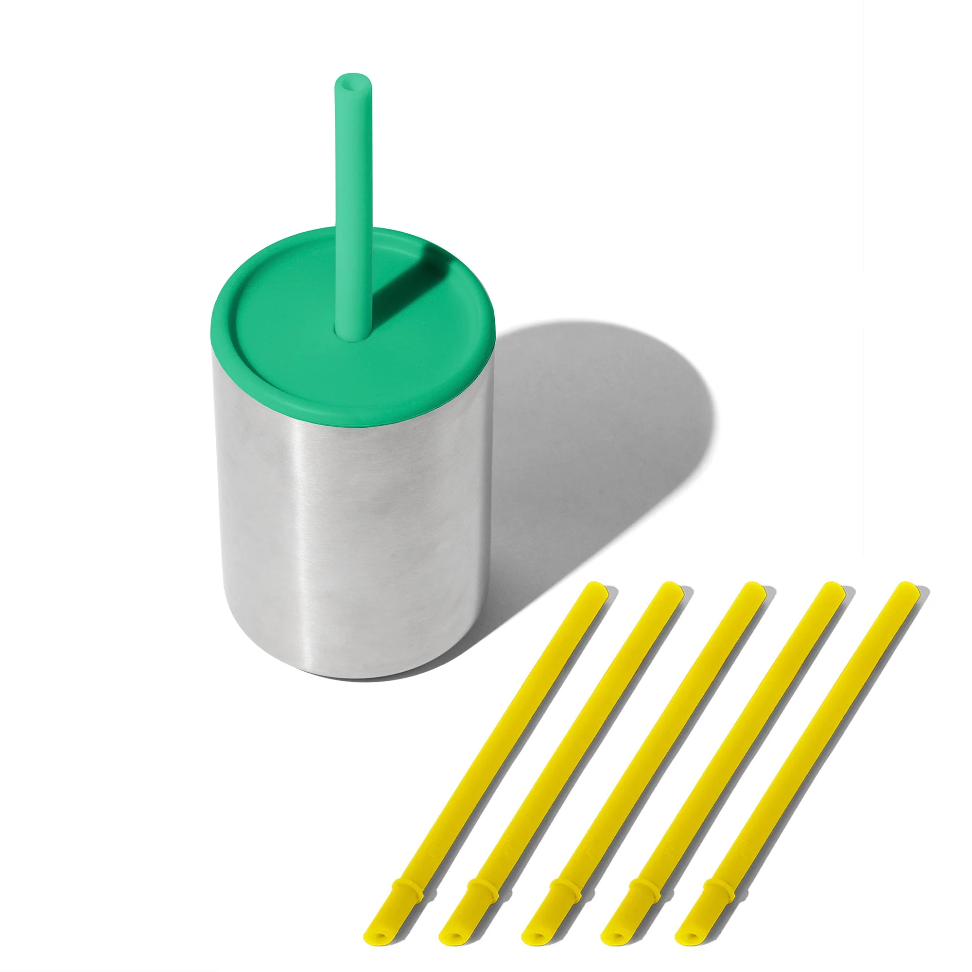 8oz Stainless Steel Sippy Cup - Spill Proof Straw Transition Cup (9 color options) - Image 22