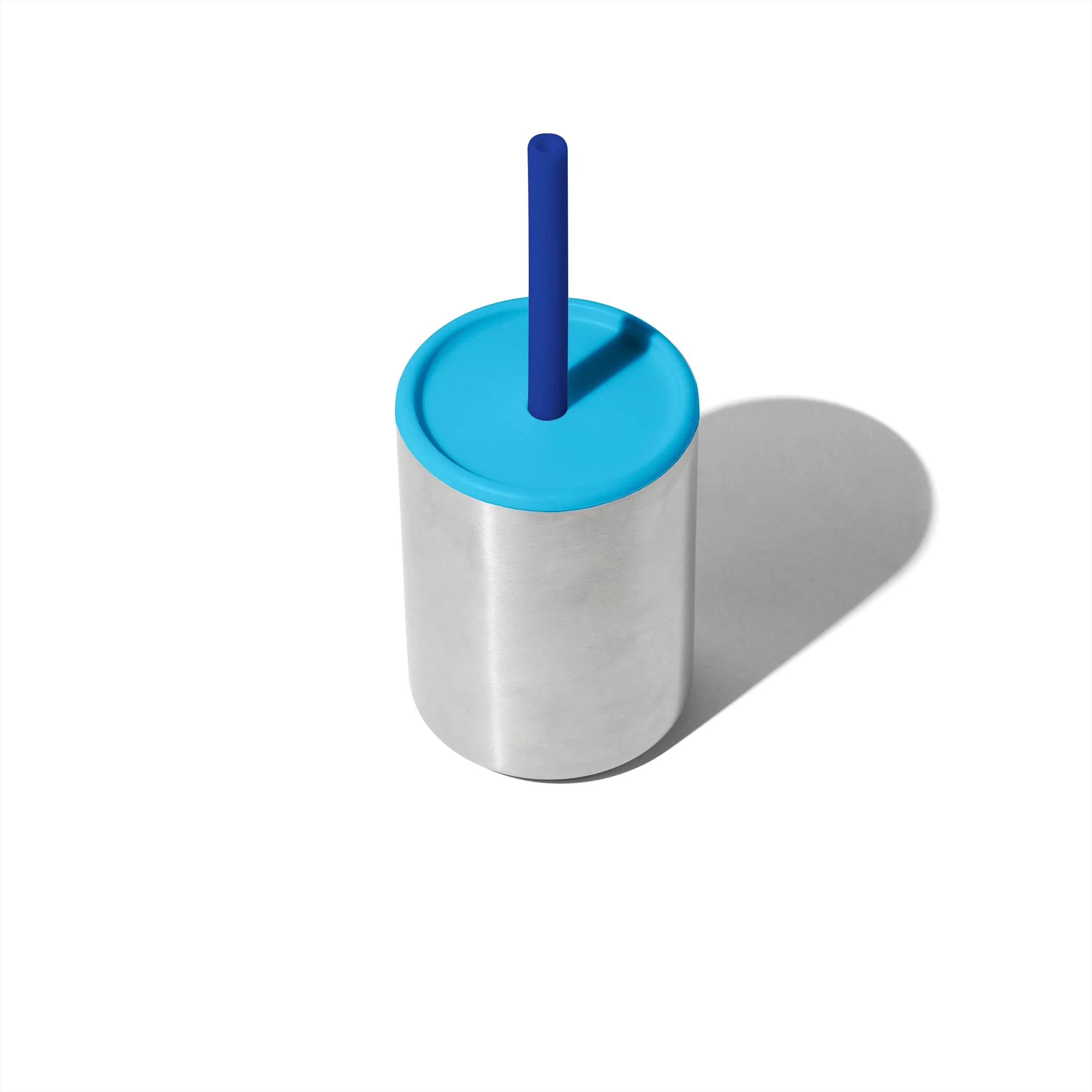 8oz Stainless Steel Sippy Cup - Spill Proof Straw Transition Cup (9 color options) - Image 28
