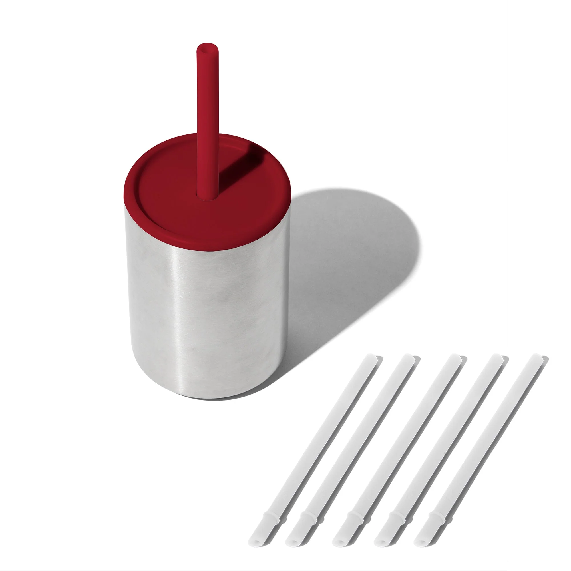 8oz Stainless Steel Sippy Cup - Spill Proof Straw Transition Cup (9 color options) - Image 9