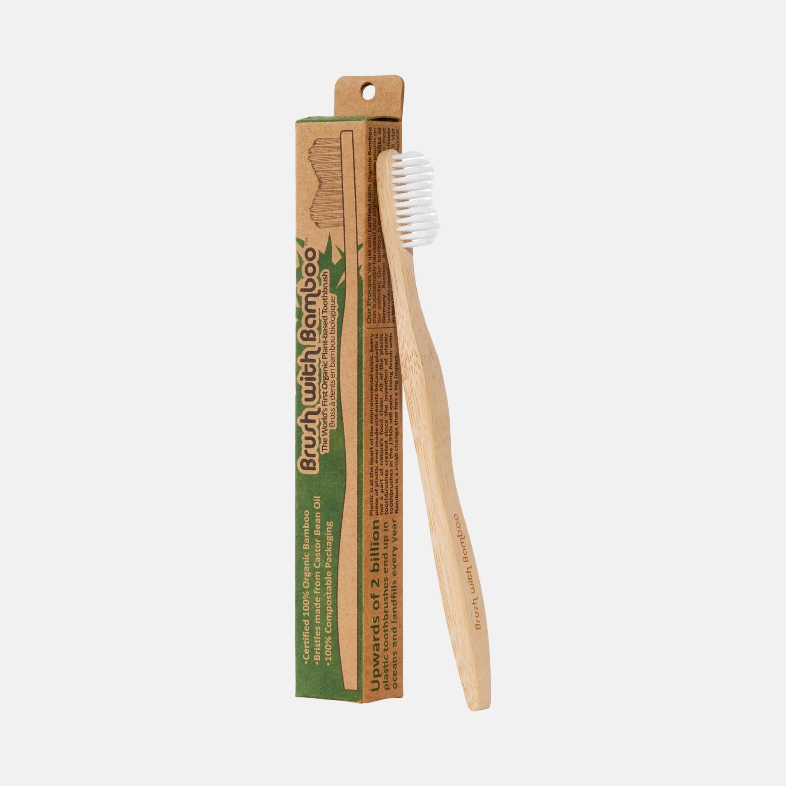 Adult Bamboo Toothbrush - Soft Bristles - Image 4