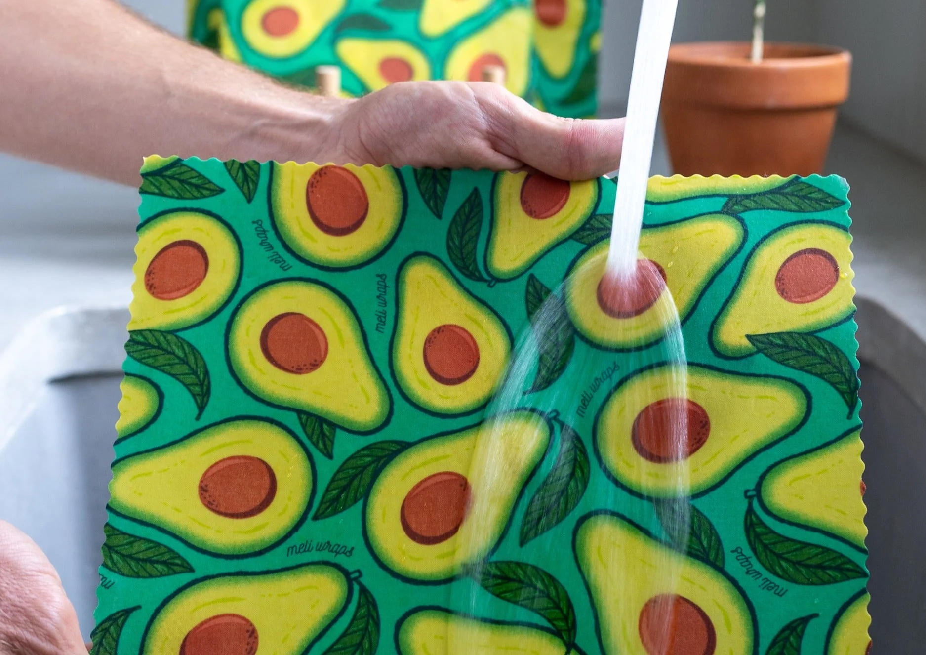 Meli Wraps Beeswax Food Wrap - Avocado - Image 9