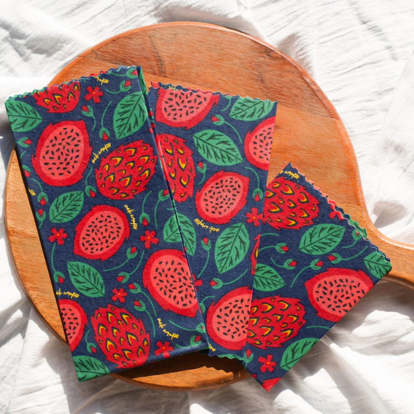 Meli Wraps Beeswax Food Wrap - Dragonfruit - Image 13