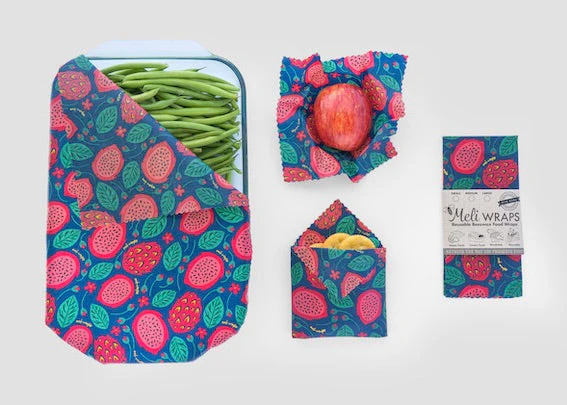 Meli Wraps Beeswax Food Wrap - Dragonfruit - Image 5