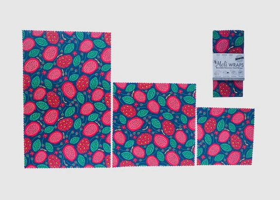 Meli Wraps Beeswax Food Wrap - Dragonfruit - Image 8