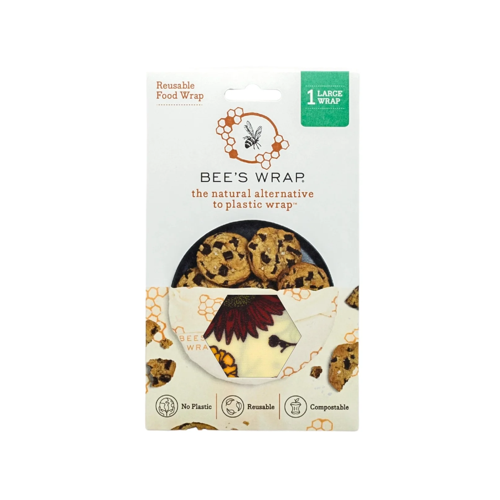Beeswax Large Wrap (Vegan Wax) - Meadow Magic - Image 3