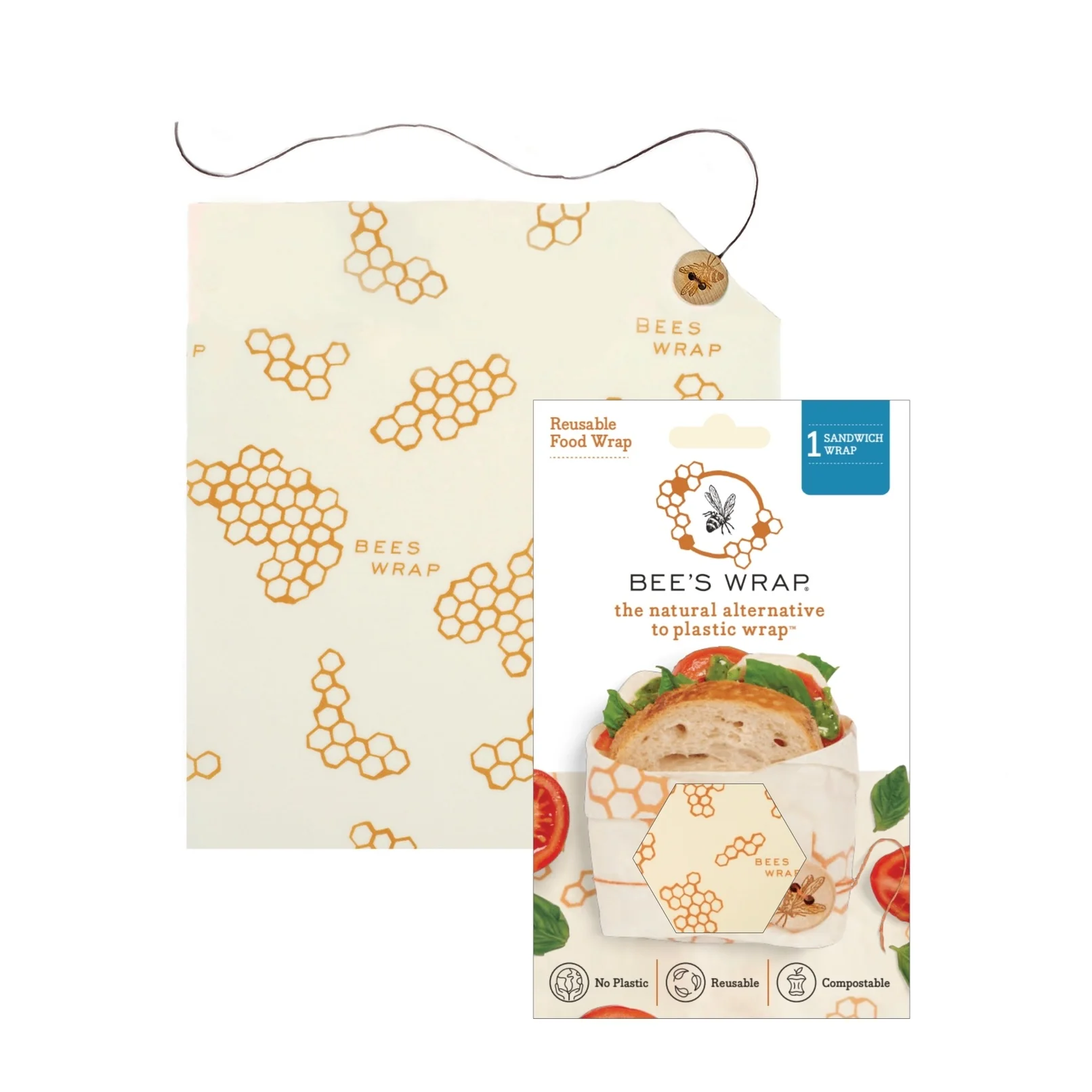 Beeswax Sandwich Wrap - Honeycomb - Image 6