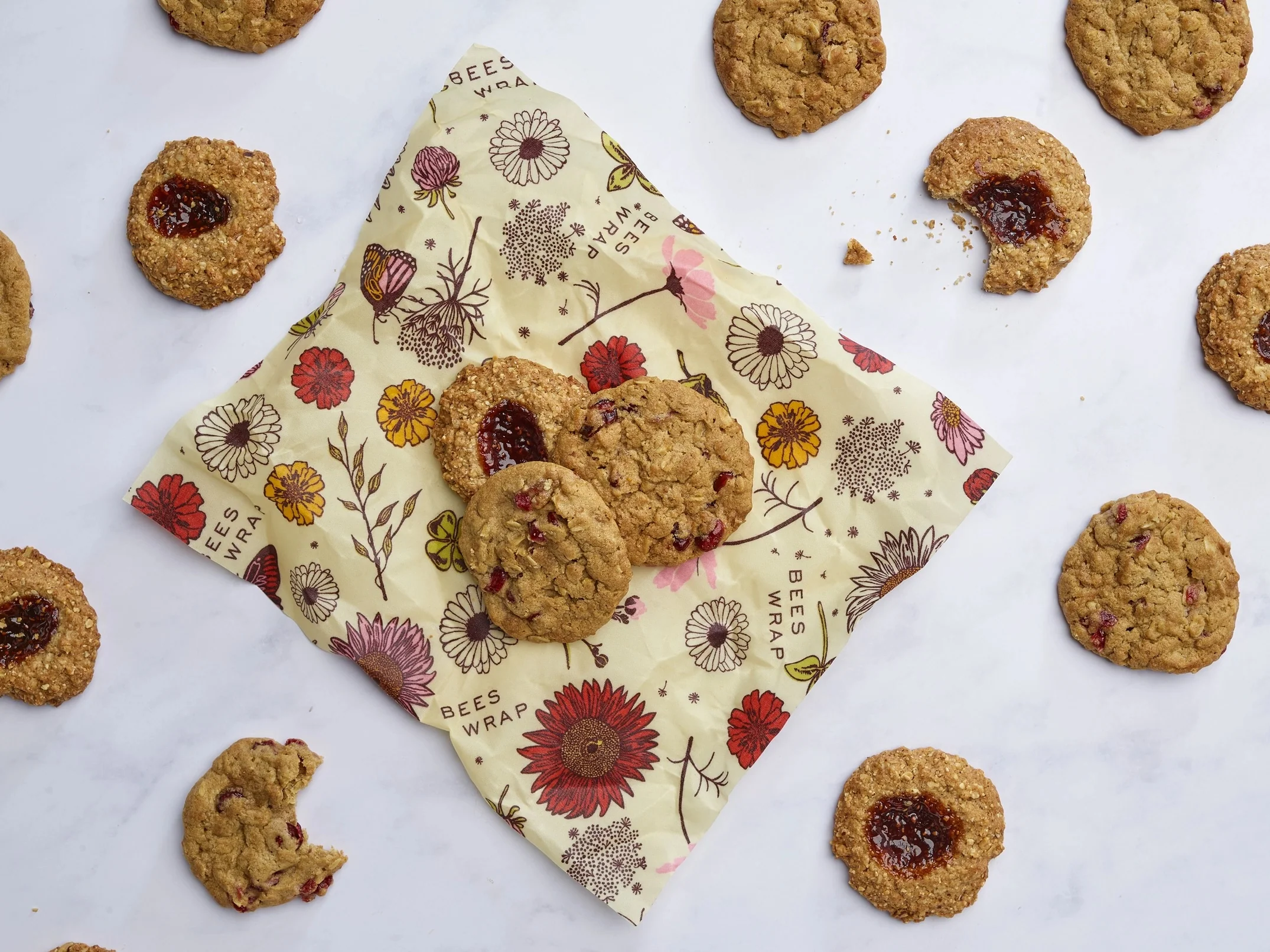 Beeswax Sandwich Wrap (Vegan Wax) - Meadow Magic - Image 5