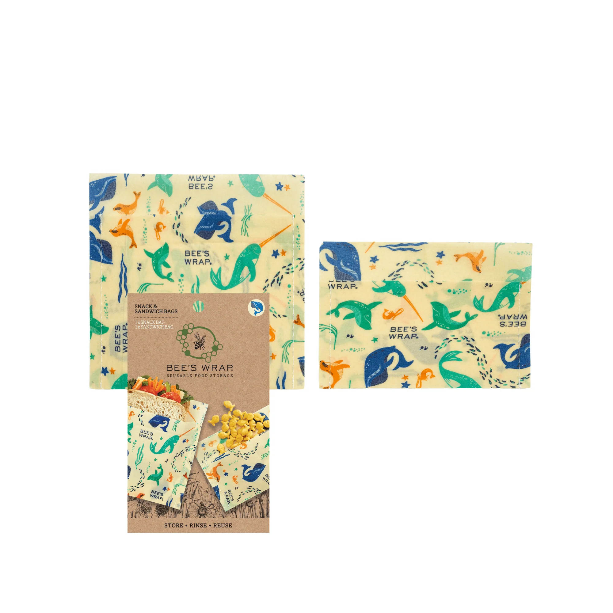 Vegan Wax Snack and Sandwich Bags - Image 3