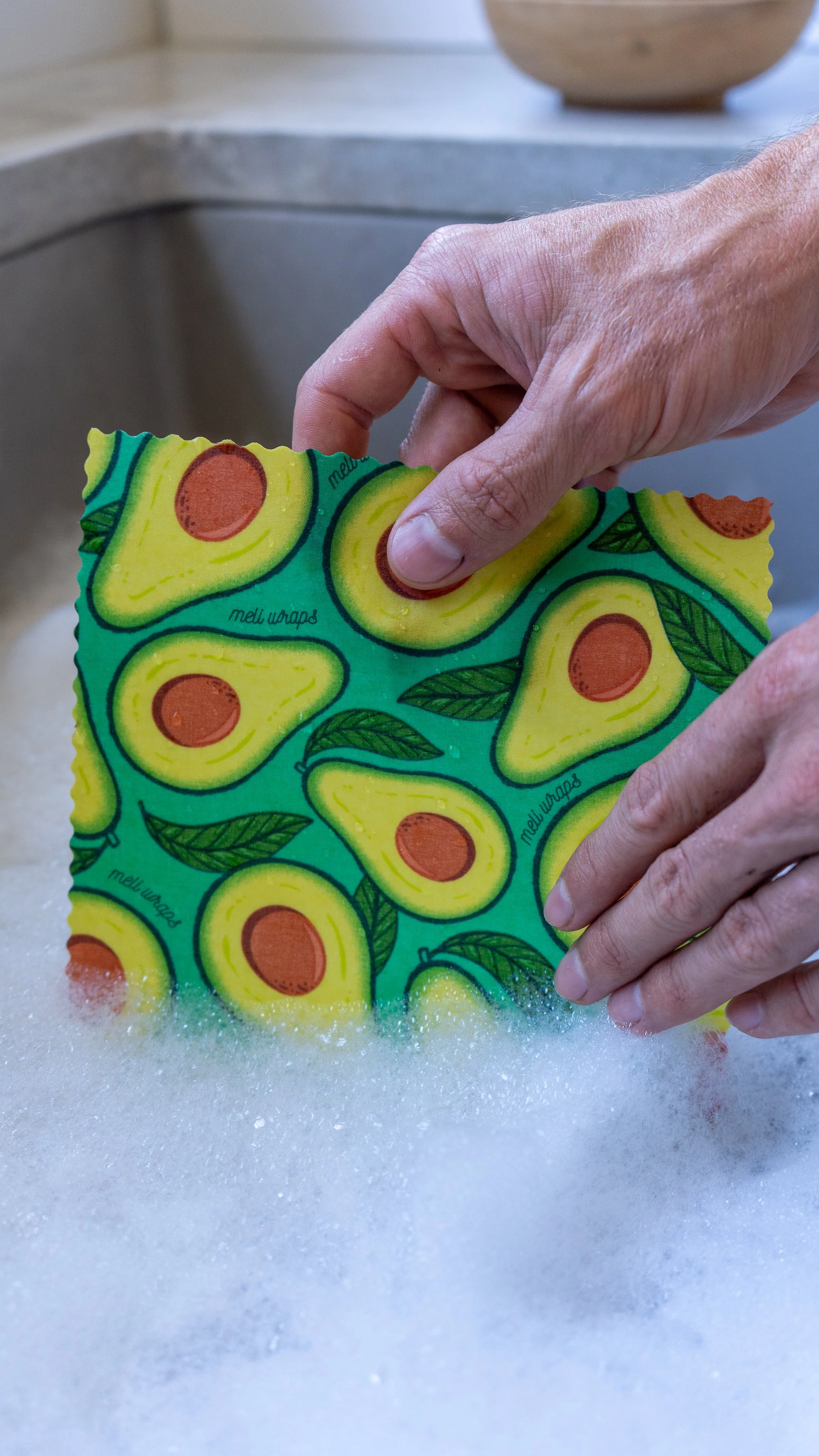 Meli Wraps Beeswax Food Wrap Roll - Avocado - Image 10