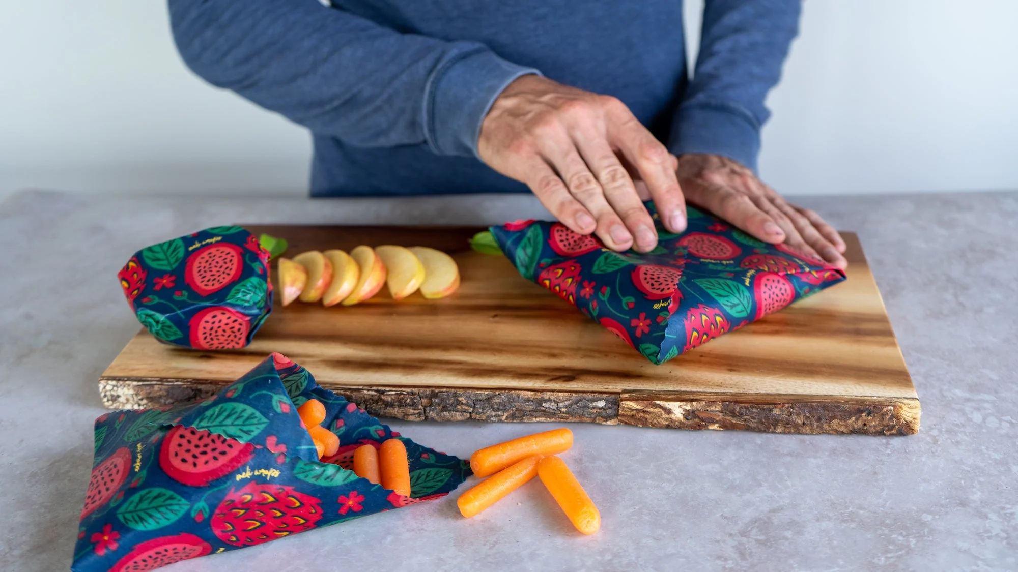 Meli Wraps Beeswax Food Wrap Roll - Dragonfruit - Image 11