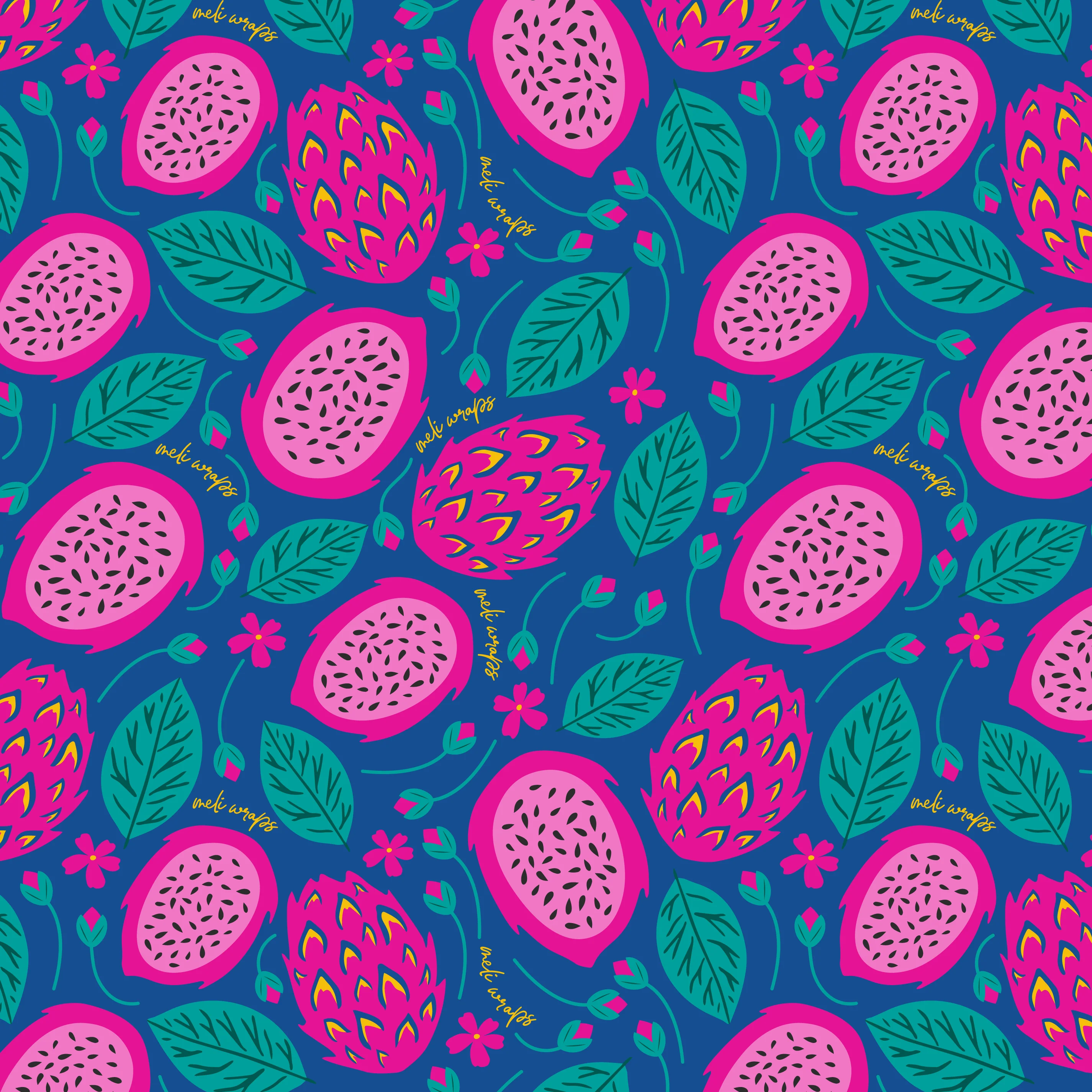 Meli Wraps Beeswax Food Wrap Roll - Dragonfruit - Image 13