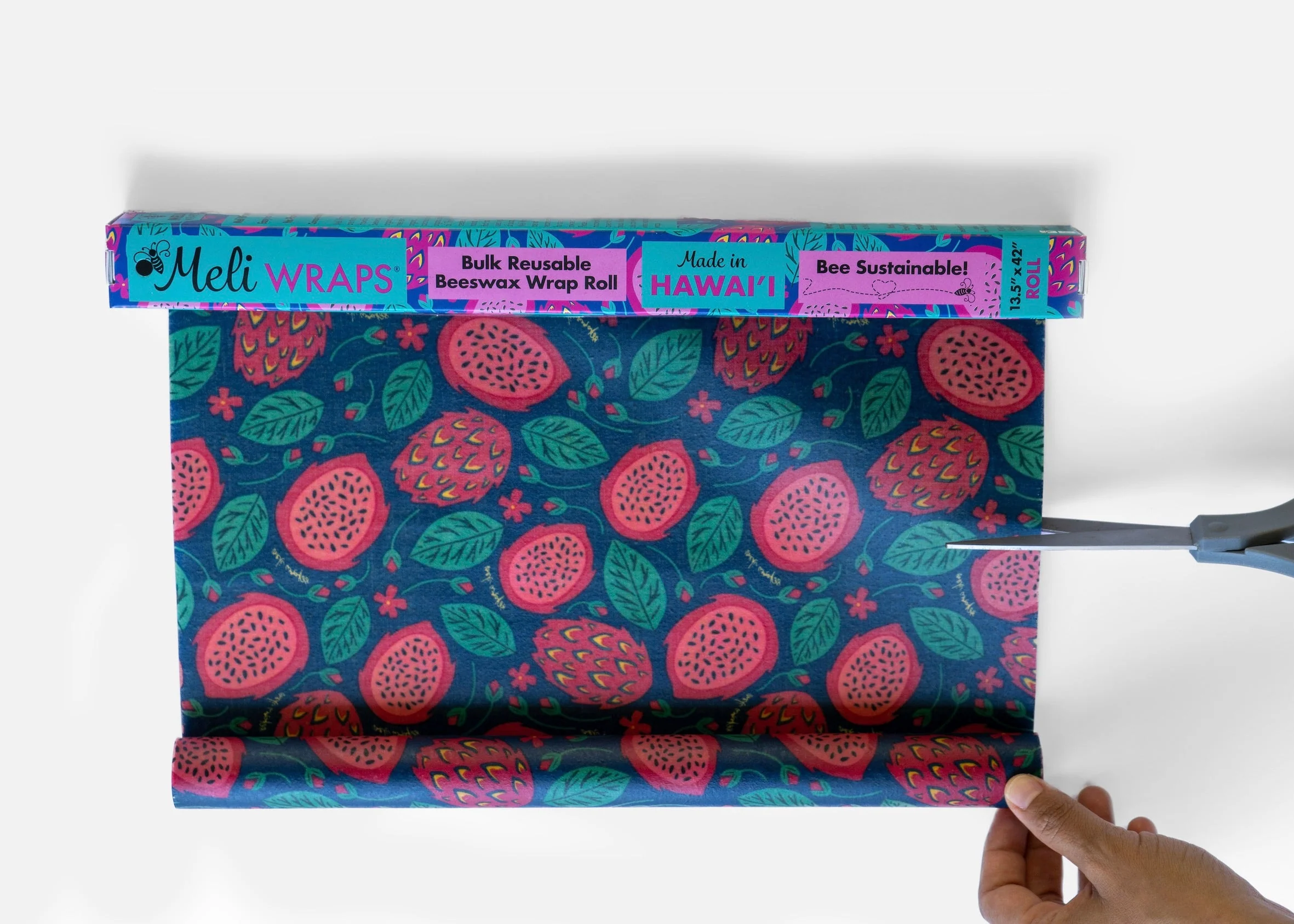 Meli Wraps Beeswax Food Wrap Roll - Dragonfruit - Image 4