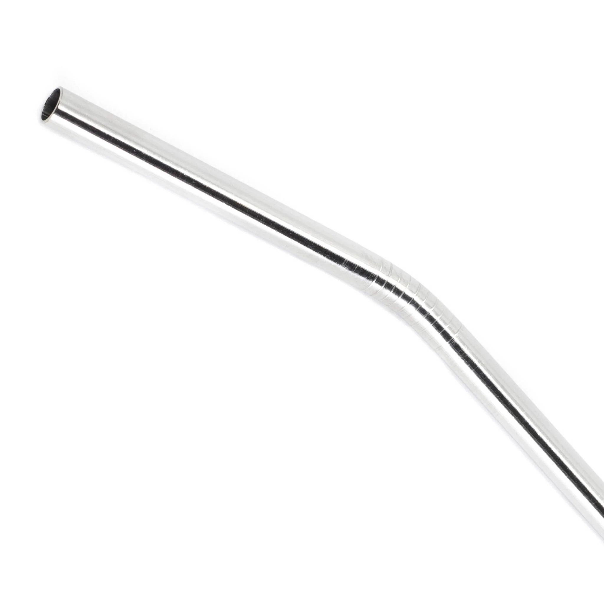 Bent Stainless Steel Straw - Silver - Image 3