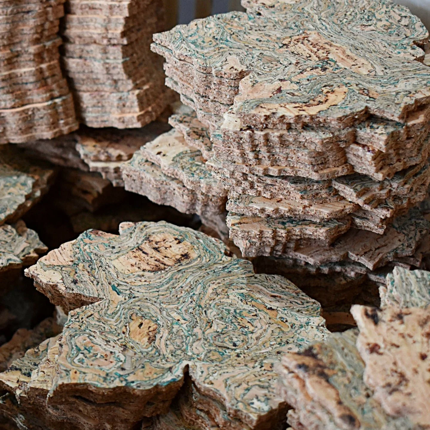 Biodegradable Cork Coasters (Set of 4) - Image 3