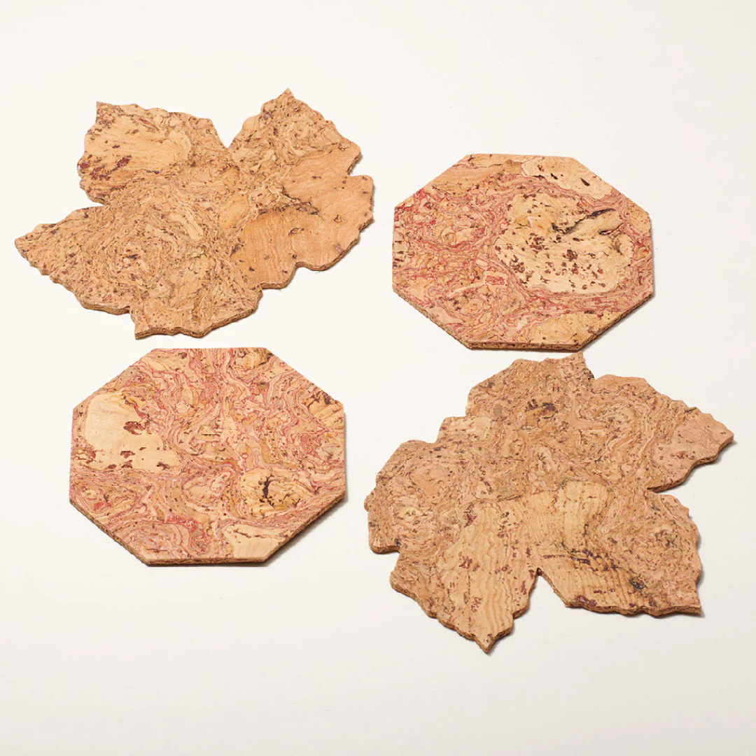 Biodegradable Cork Coasters (Set of 4) - Image 4
