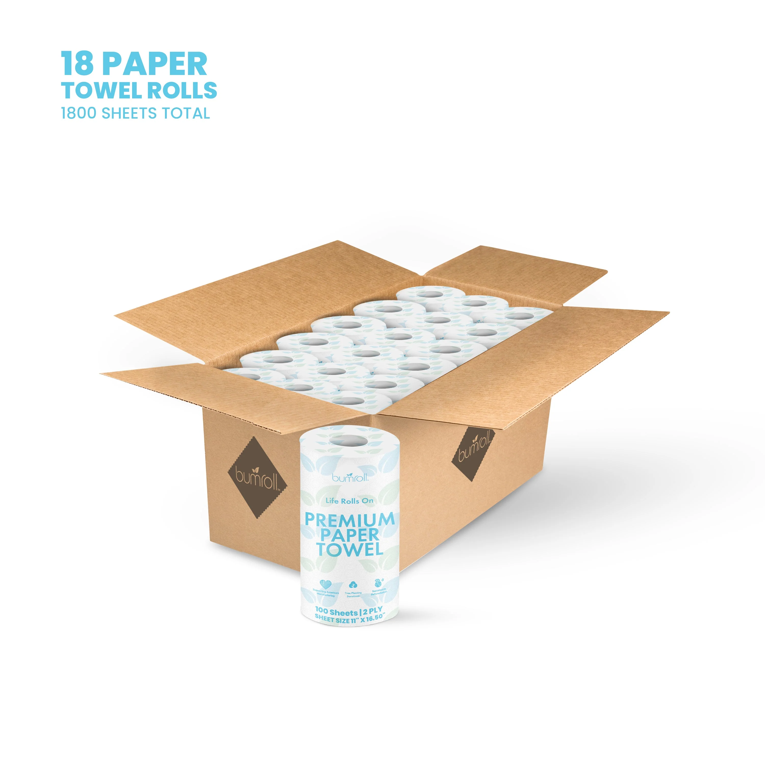 Bumroll Premium Toilet Paper And Towel Rolls - Made In The USA - Image 30