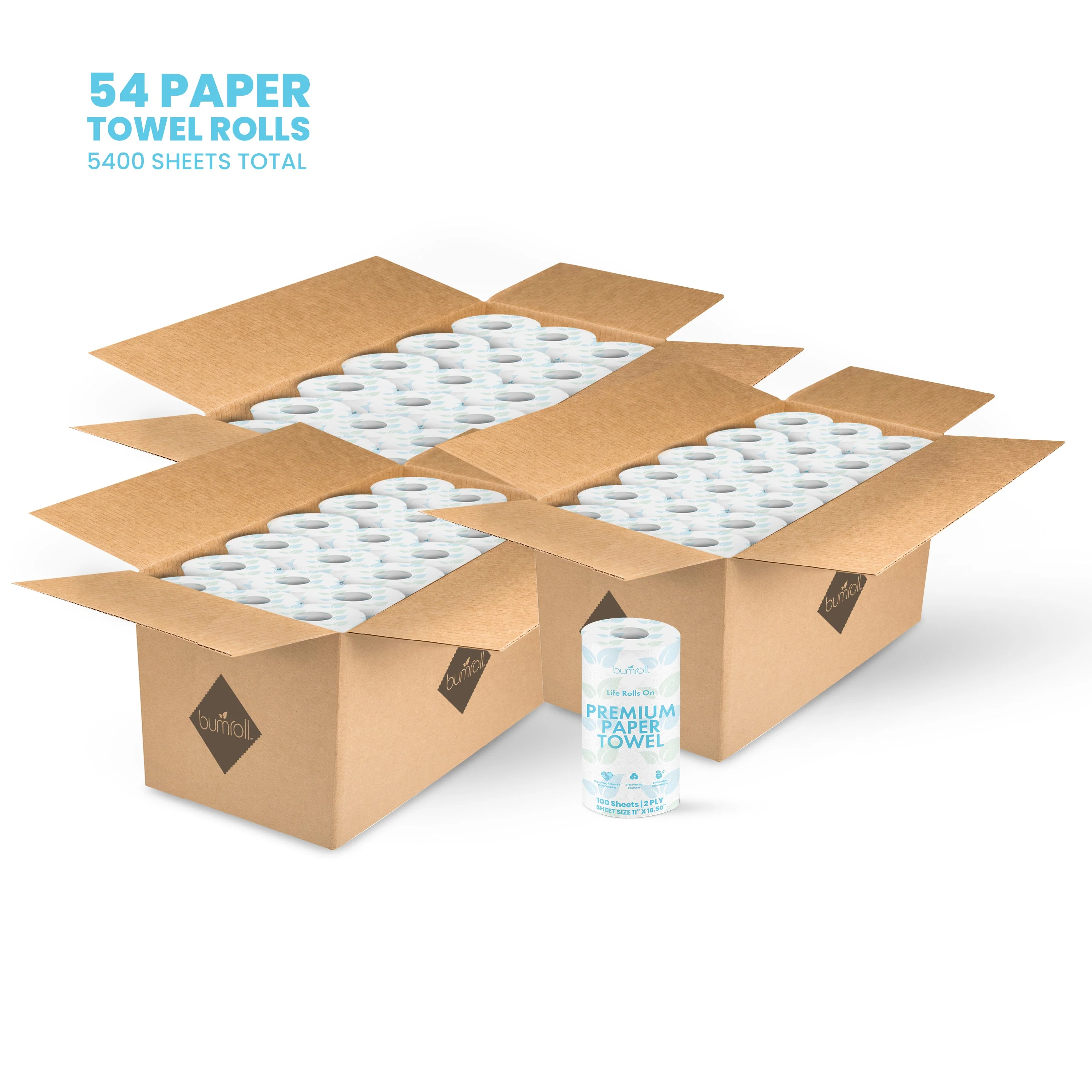 Bumroll Premium Toilet Paper And Towel Rolls - Made In The USA - Image 32