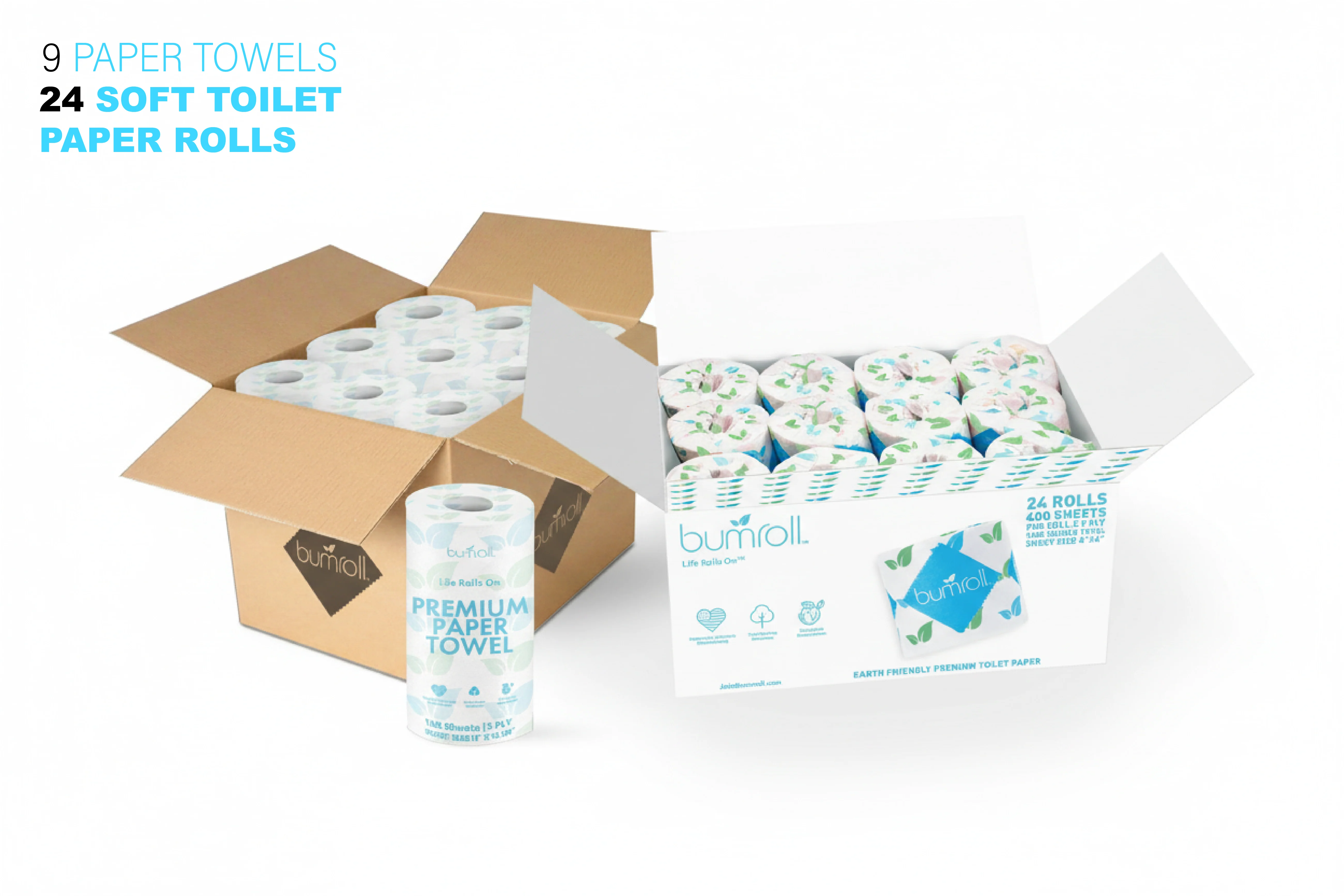 Bumroll Premium Toilet Paper And Towel Rolls - Made In The USA - Image 38
