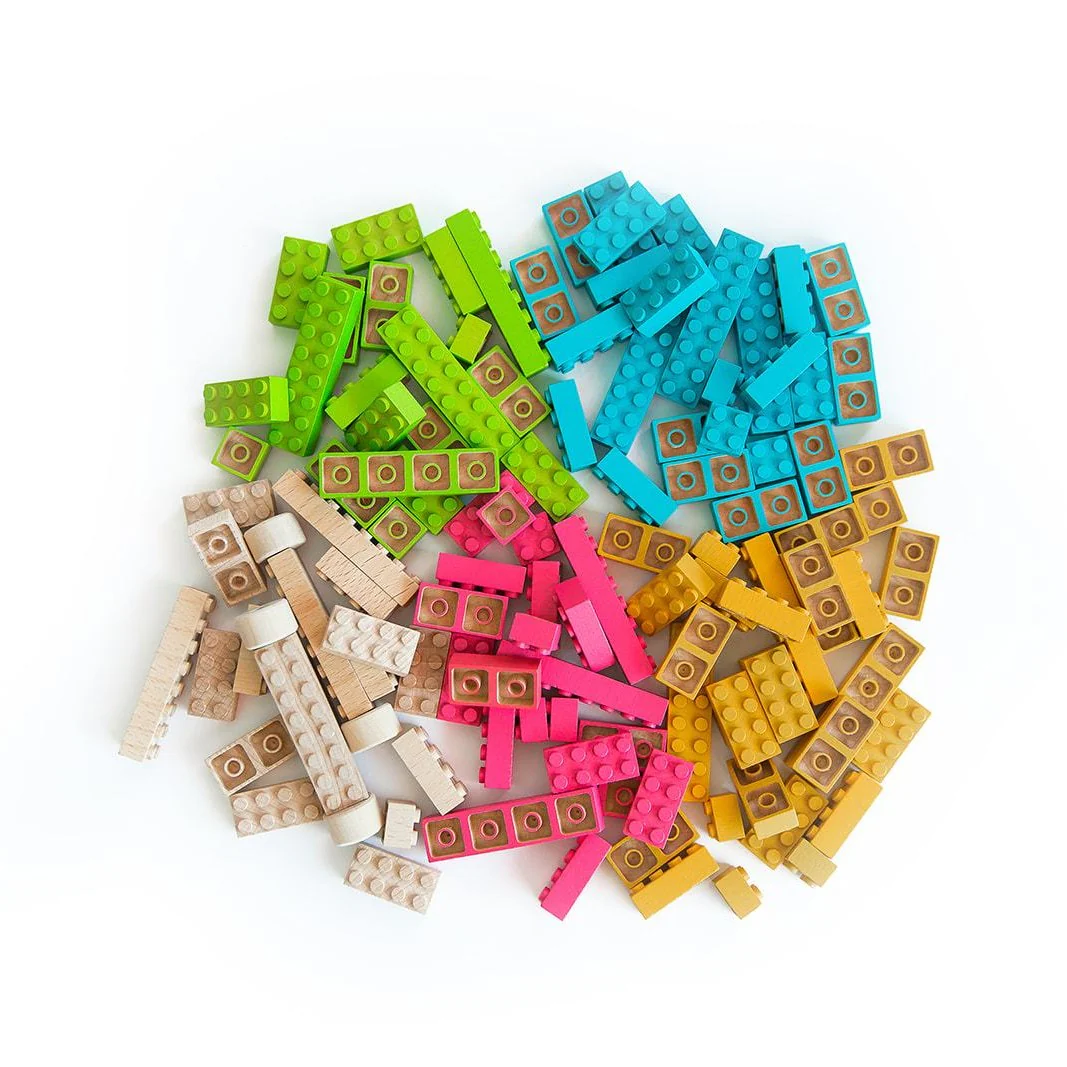 Colored Eco Bricks - 54 Pieces - Image 3