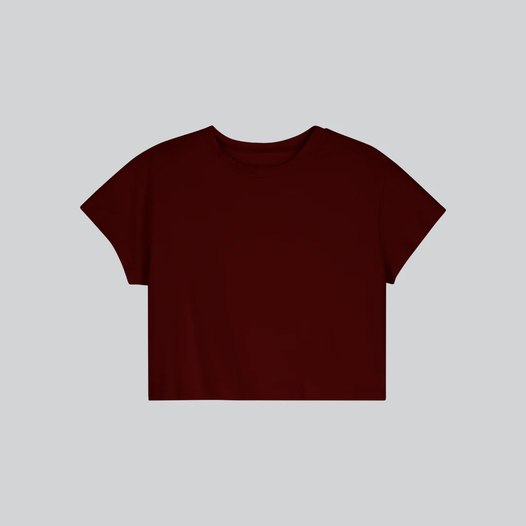Compostable Organic Cotton Crop Top (9 Color Options) - Image 11
