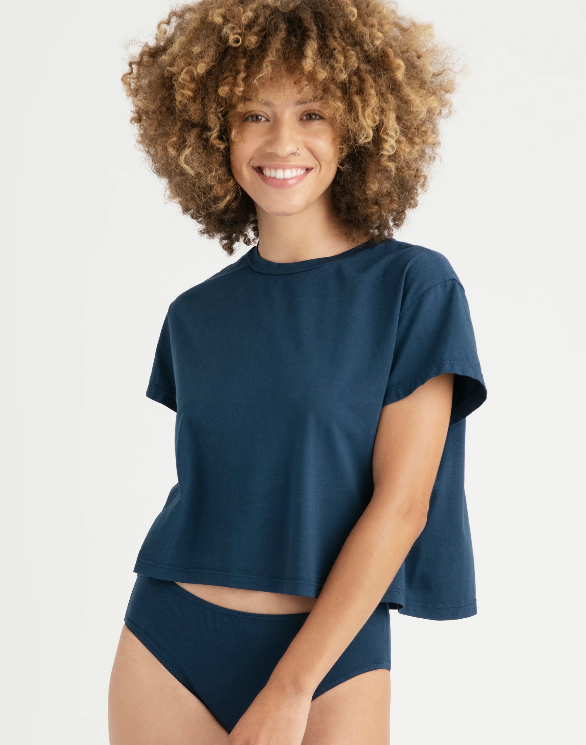 Compostable Organic Cotton Crop Top (9 Color Options) - Image 15