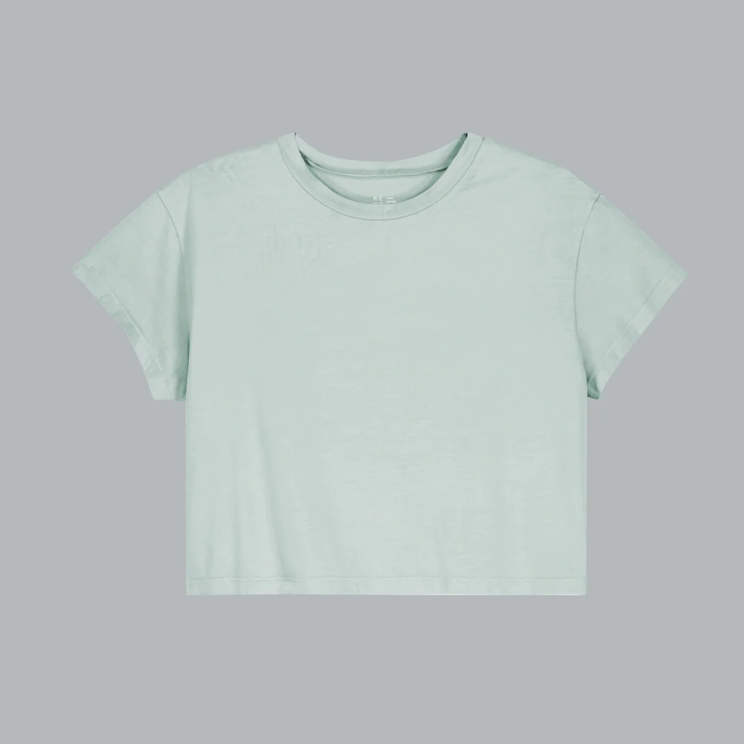 Compostable Organic Cotton Crop Top (9 Color Options) - Image 19