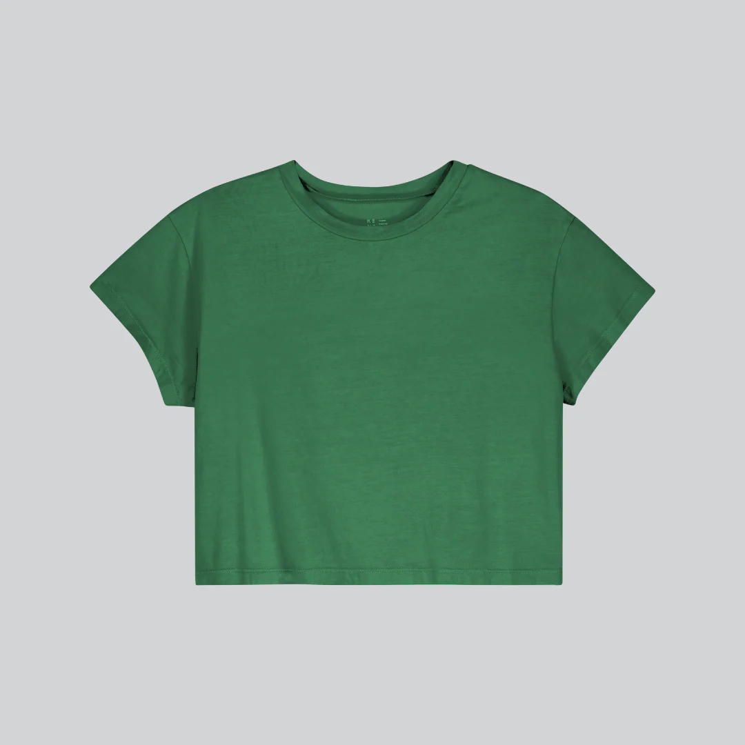 Compostable Organic Cotton Crop Top (9 Color Options) - Image 21