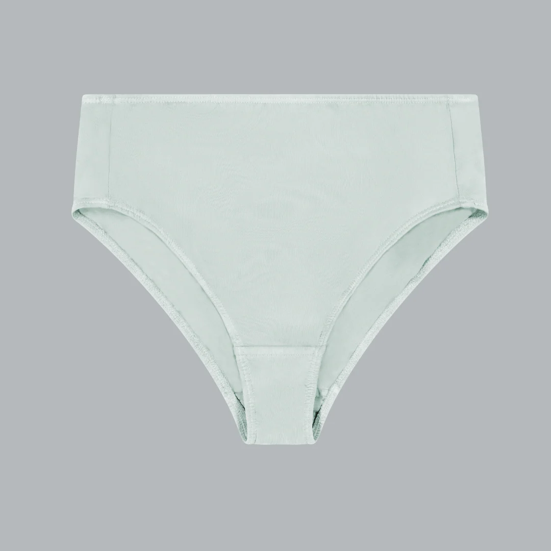 Compostable Organic Cotton High-Waist Brief (8 Color Options) - Image 11