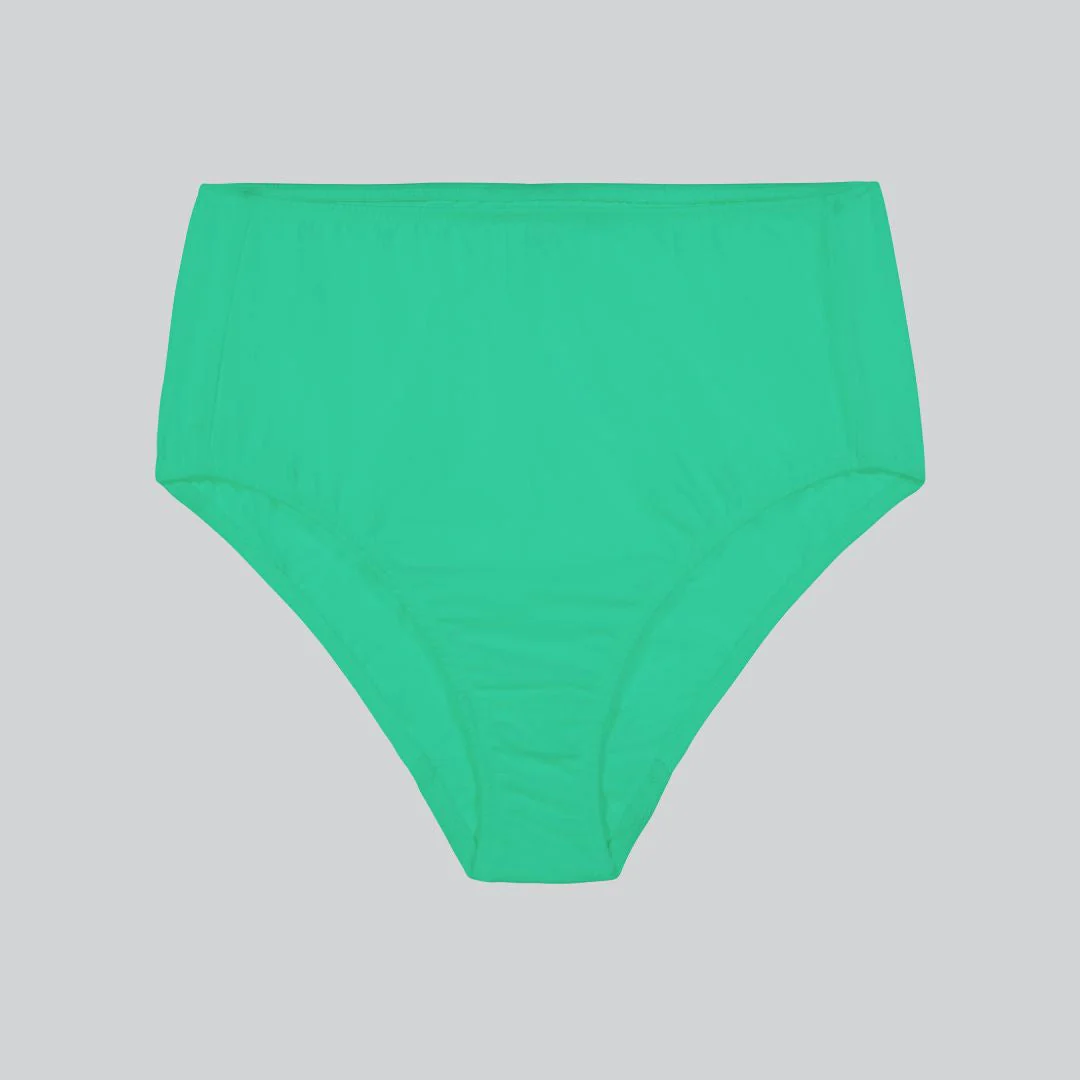 Compostable Organic Cotton High-Waist Brief (8 Color Options) - Image 12