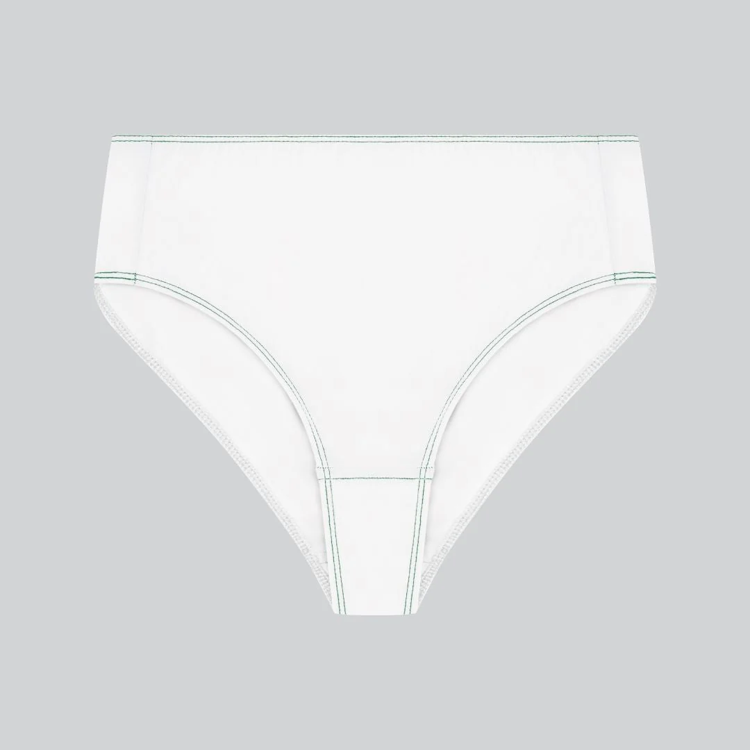 Compostable Organic Cotton High-Waist Brief (8 Color Options) - Image 13