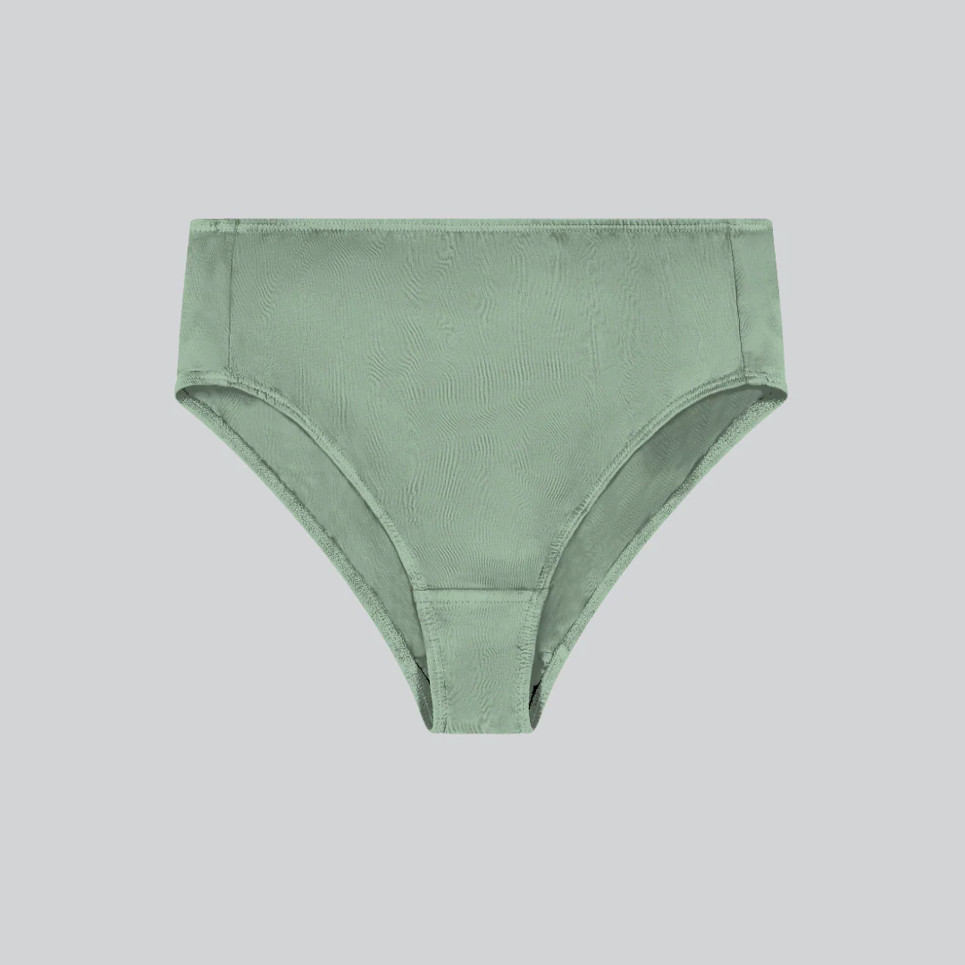 Compostable Organic Cotton High-Waist Brief (8 Color Options) - Image 21