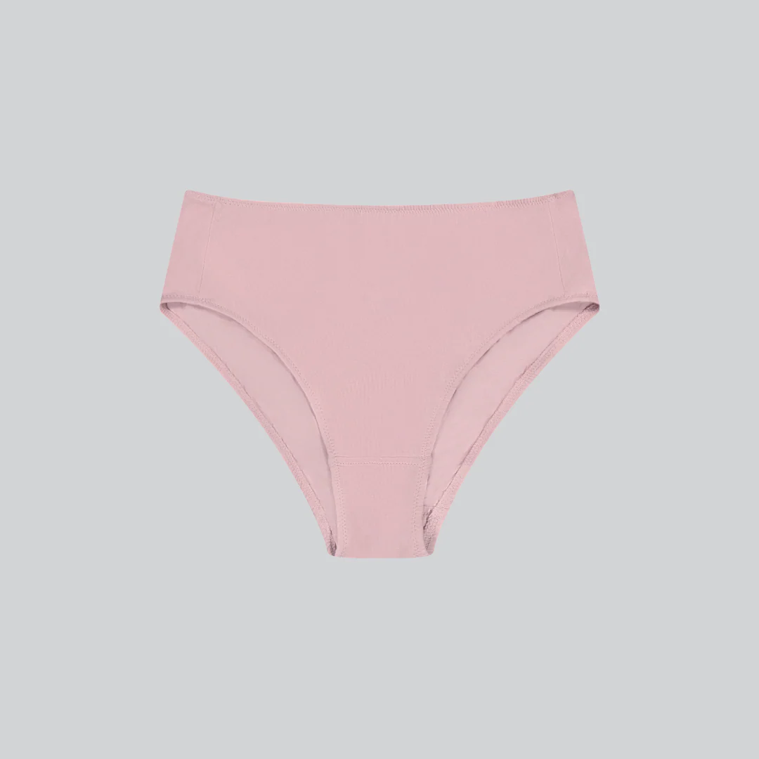 Compostable Organic Cotton High-Waist Brief (8 Color Options) - Image 28