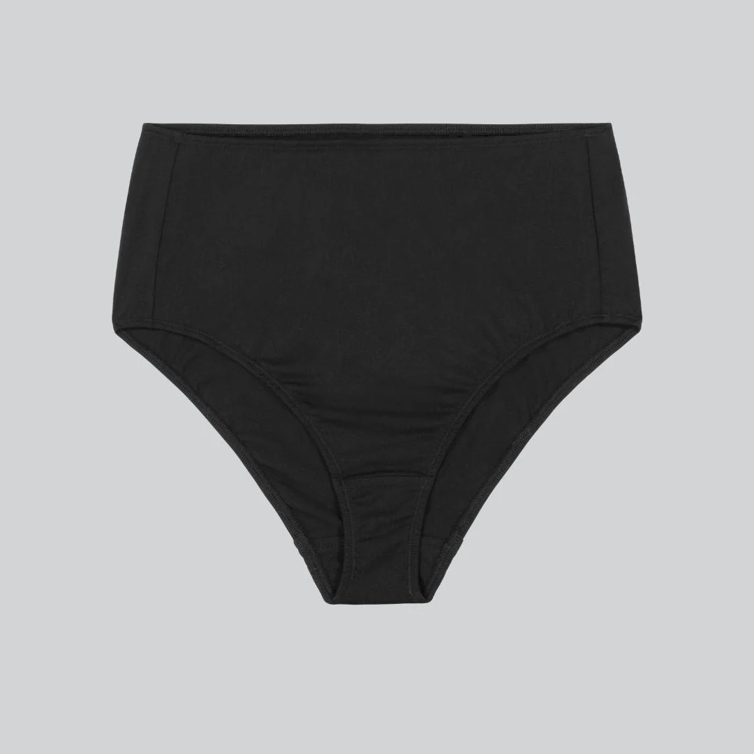 Compostable Organic Cotton High-Waist Brief (8 Color Options) - Image 3