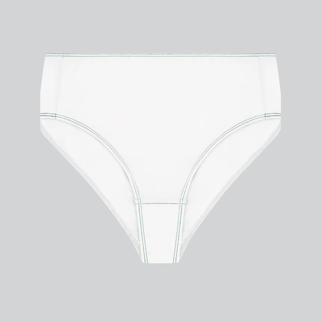 Compostable Organic Cotton High-Waist Brief (8 Color Options) - Image 48