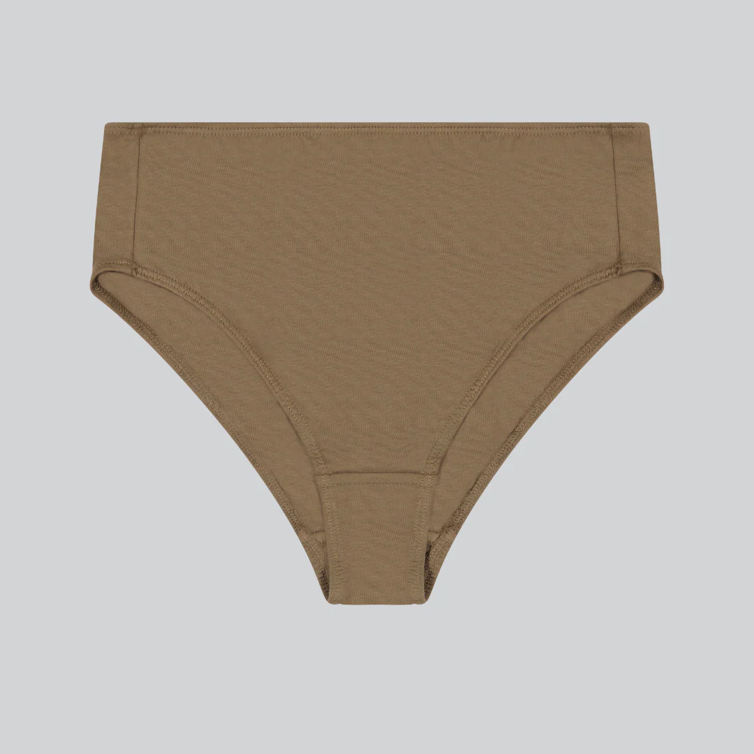 Compostable Organic Cotton High-Waist Brief (8 Color Options) - Image 7