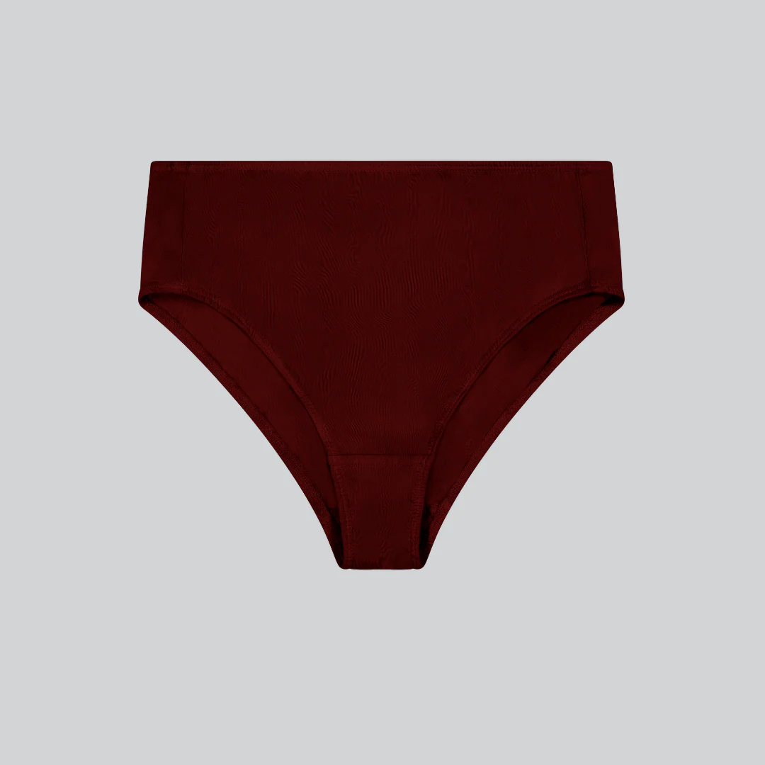 Compostable Organic Cotton High-Waist Brief (8 Color Options) - Image 9