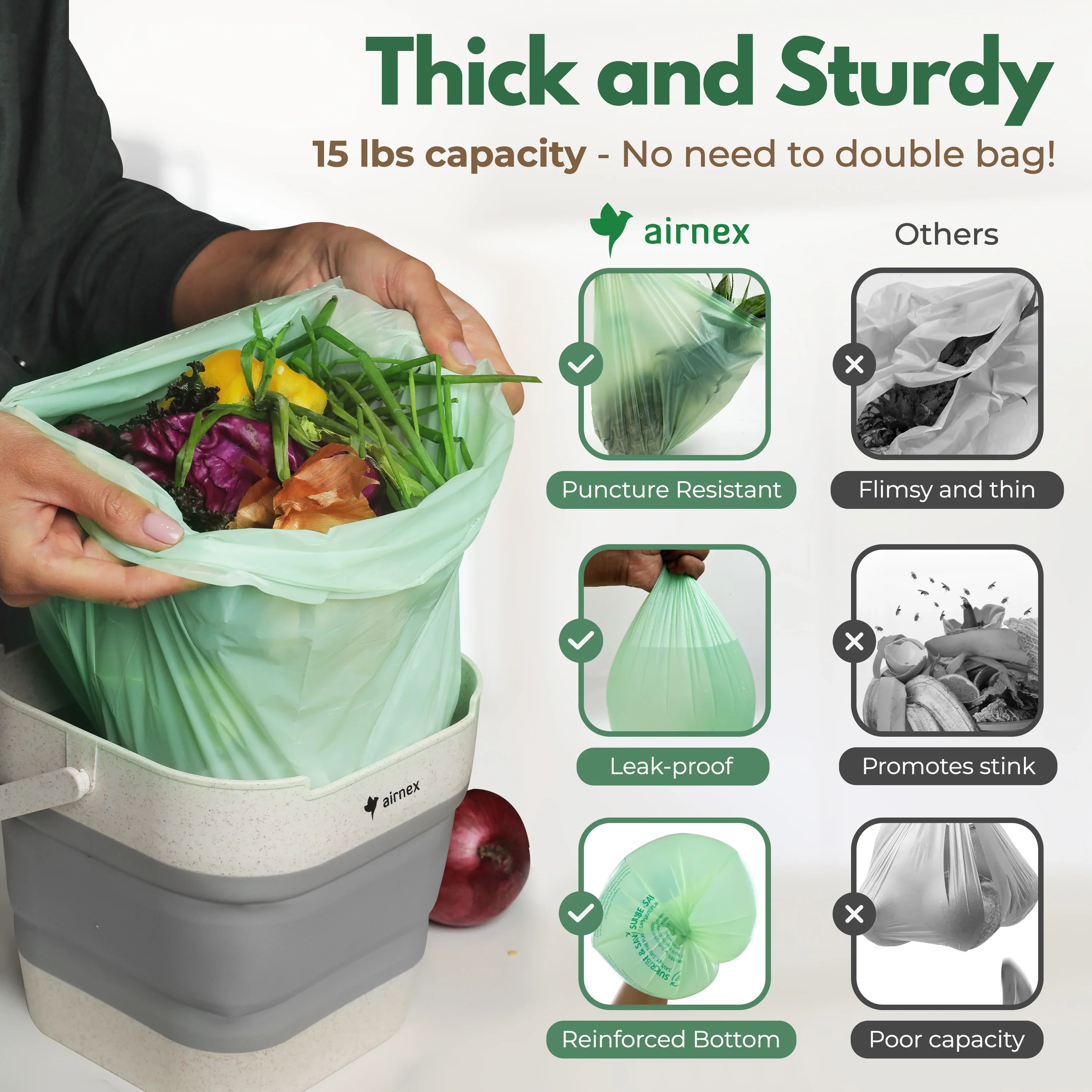 Compostable Trash Bags 1.6 Gal - Image 3