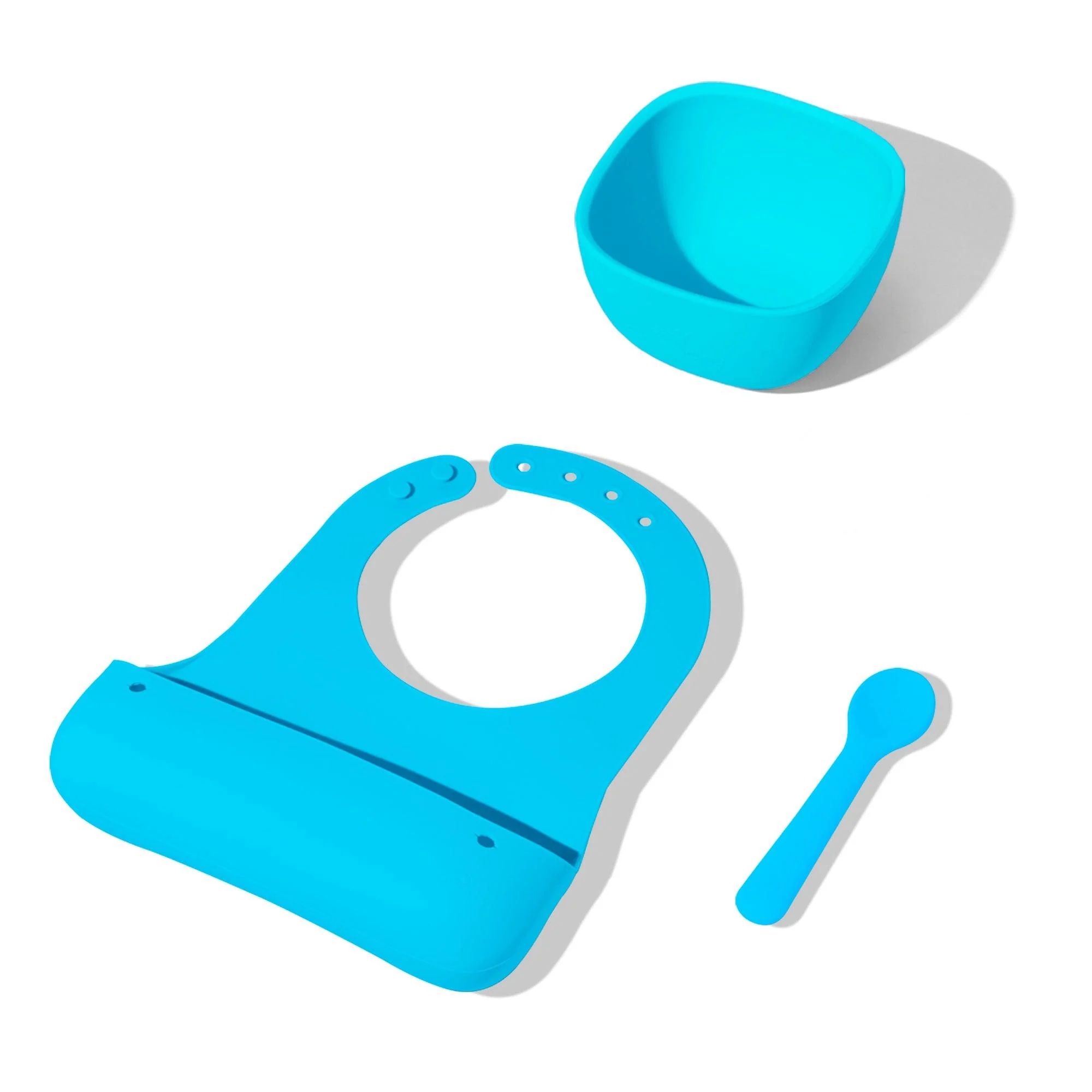 Roll & Go Silicone Bib Gift Set (9 color options) - Image 12