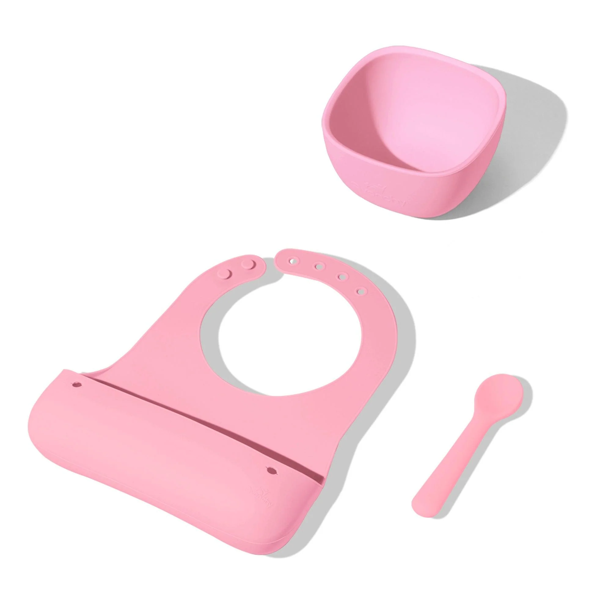Roll & Go Silicone Bib Gift Set (9 color options) - Image 14