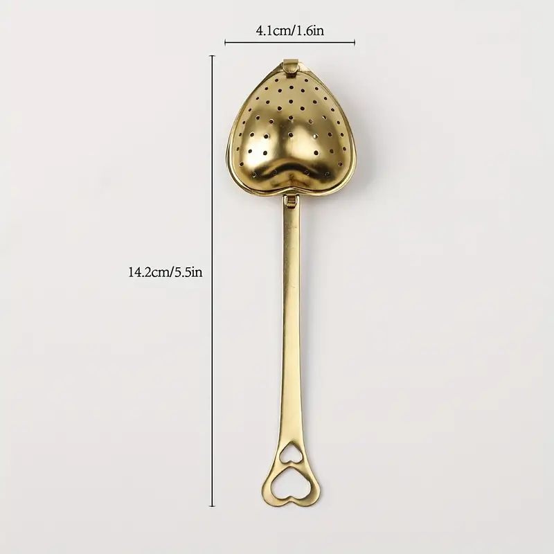Elegant Heart Tea Infuser - Image 3
