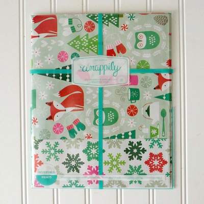Festive Forest Eco Gift Wrap (Double Sided) - Image 3
