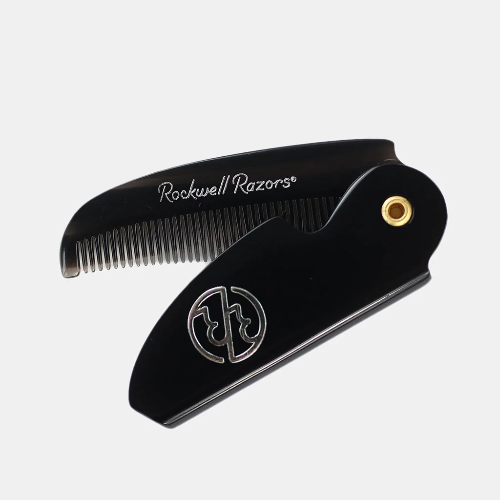 Folding Moustache and Beard Comb - Image 4