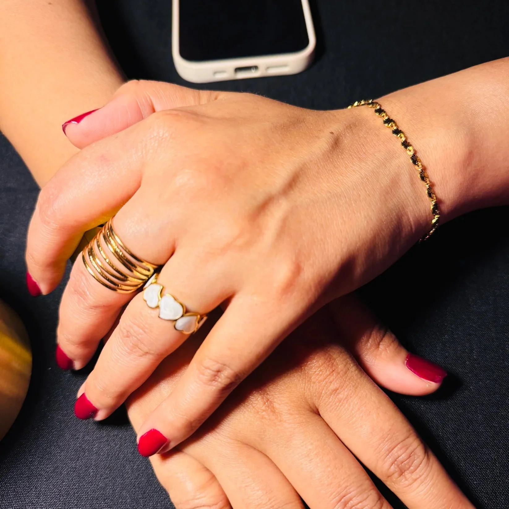 Gold Cascade Ring - Image 3